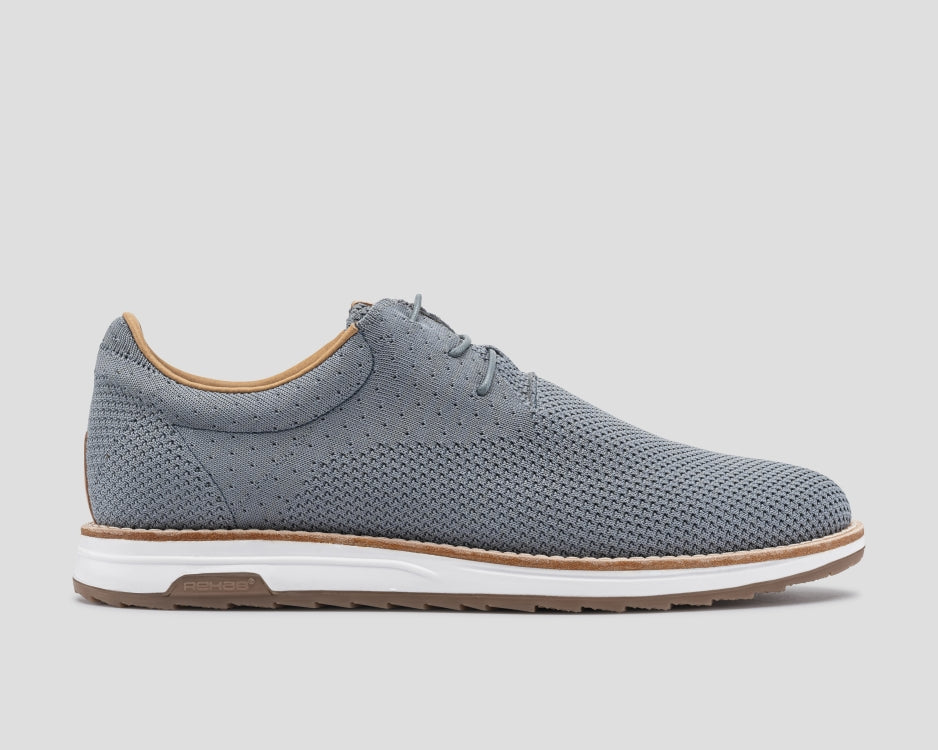 Nolan Knit | Lichtblauwe veterschoen REHAB Footwear