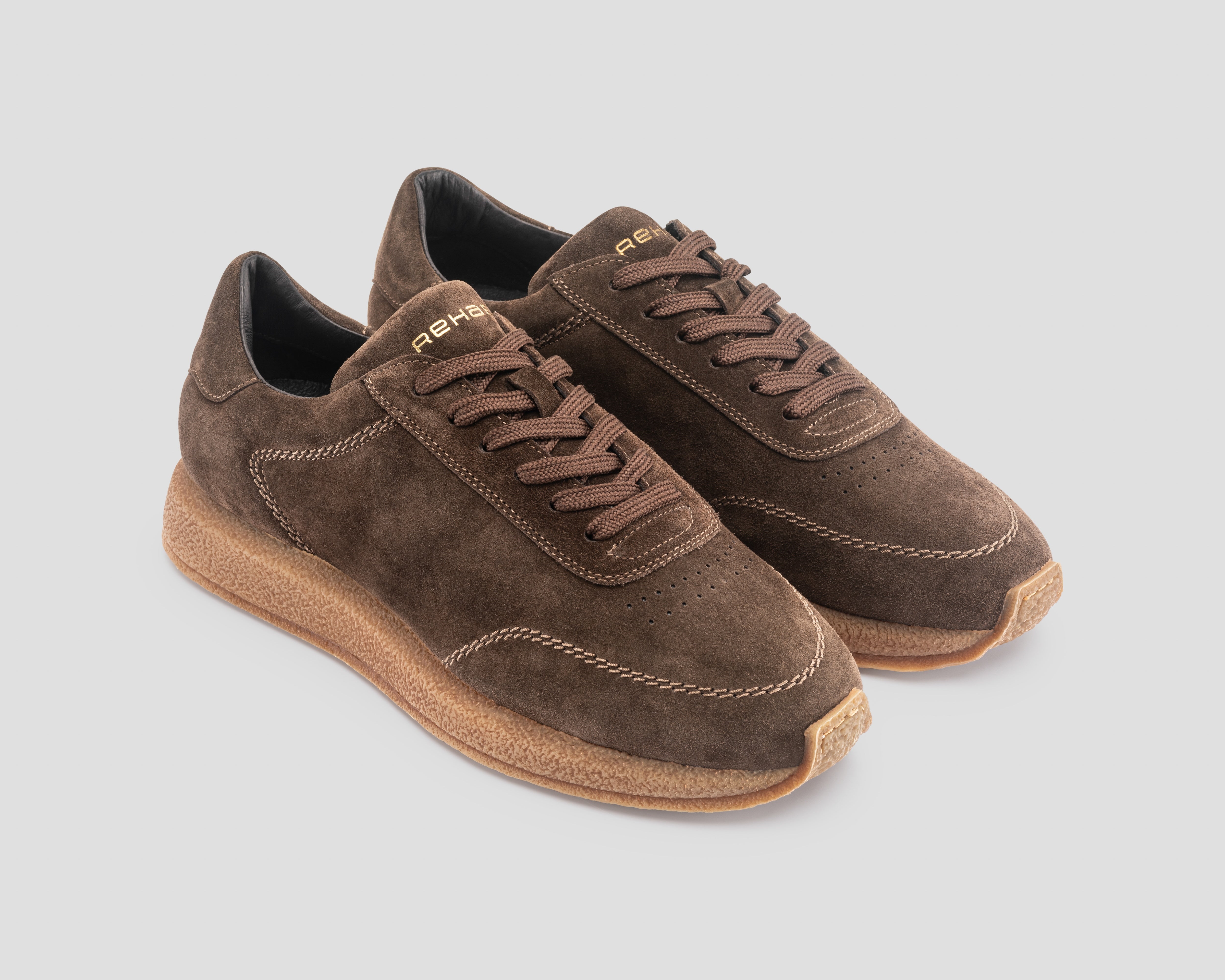 Ace | Donkerbruine sneaker REHAB Footwear