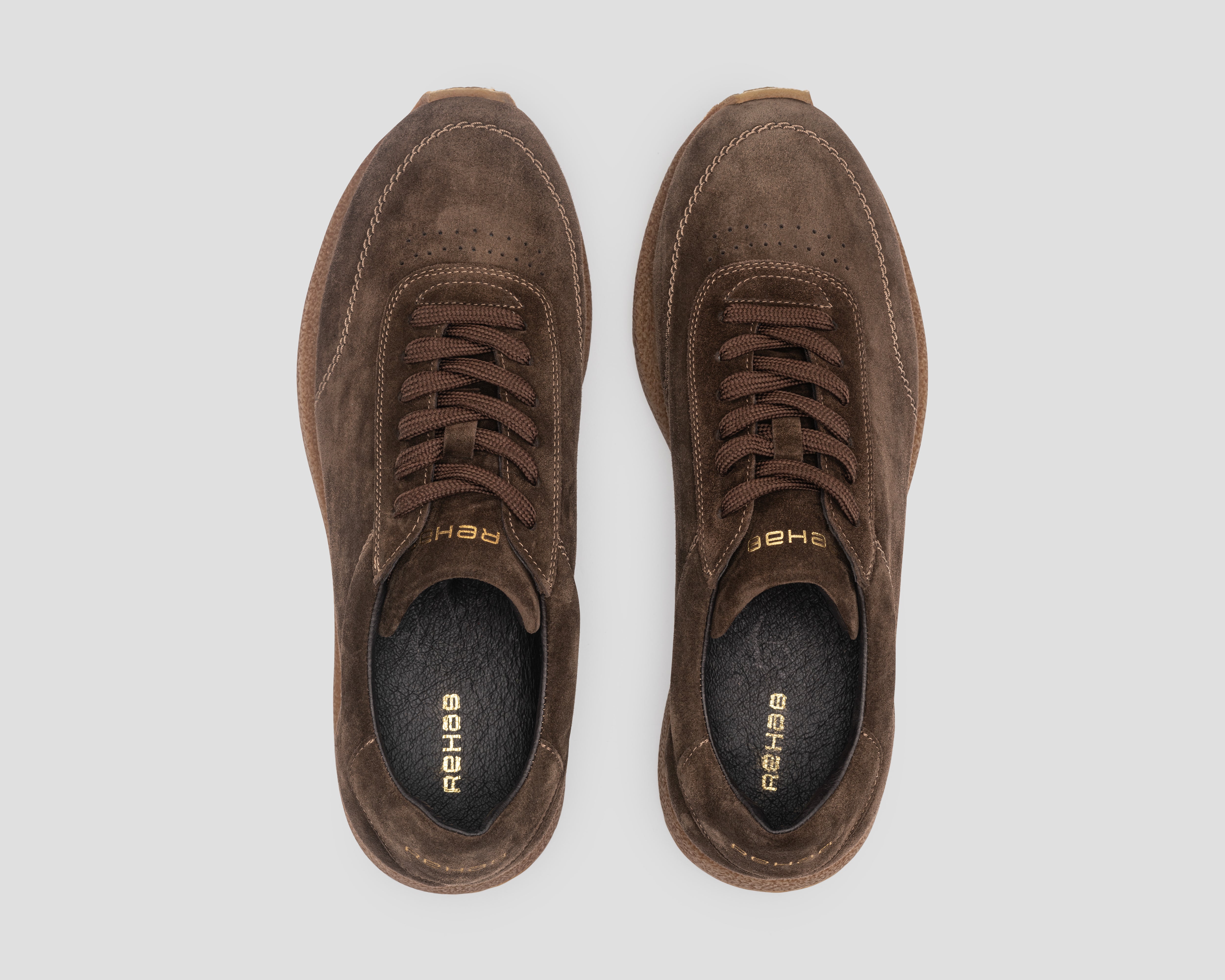 Ace | Donkerbruine sneaker REHAB Footwear