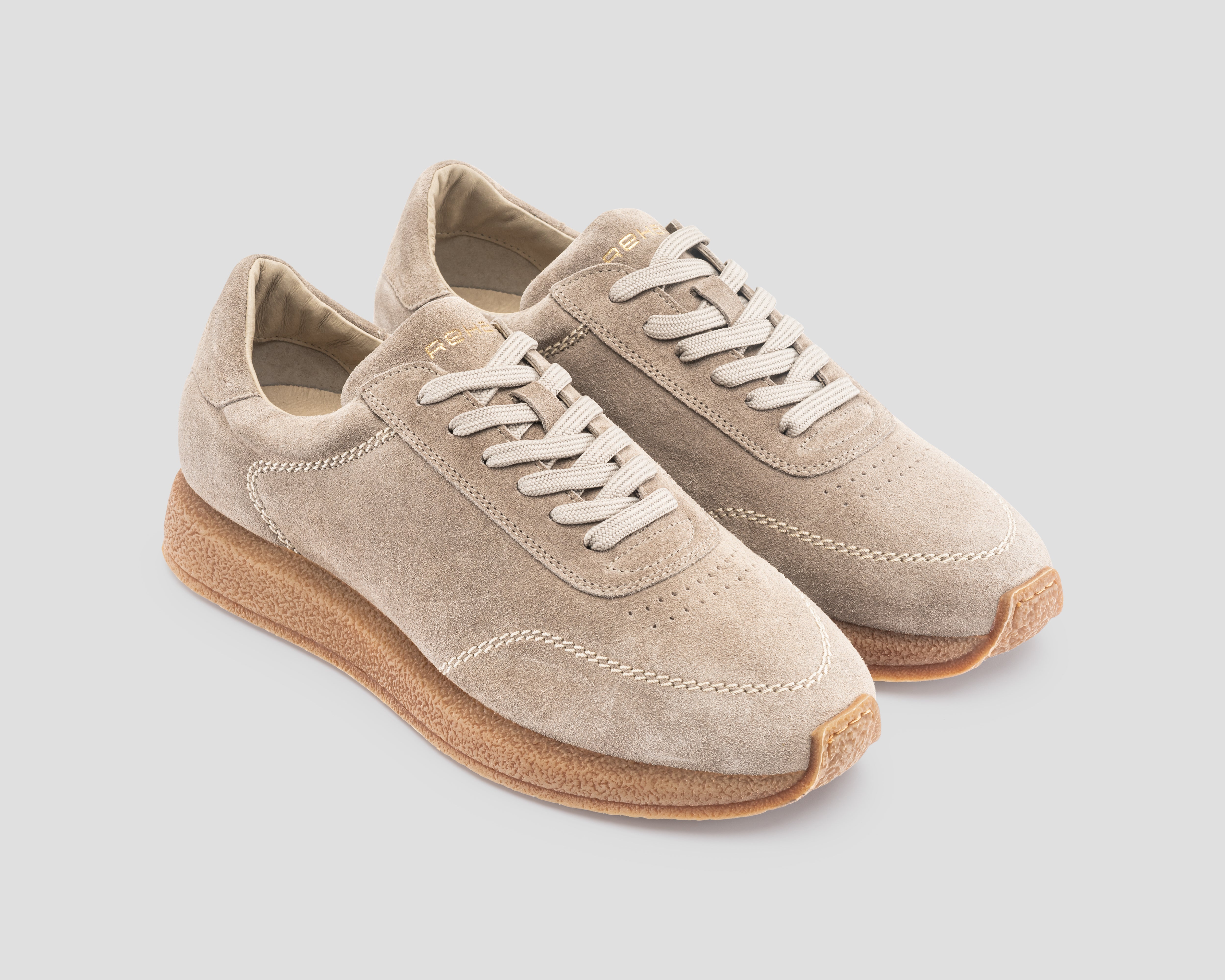 Ace | Zandkleurige sneaker REHAB Footwear