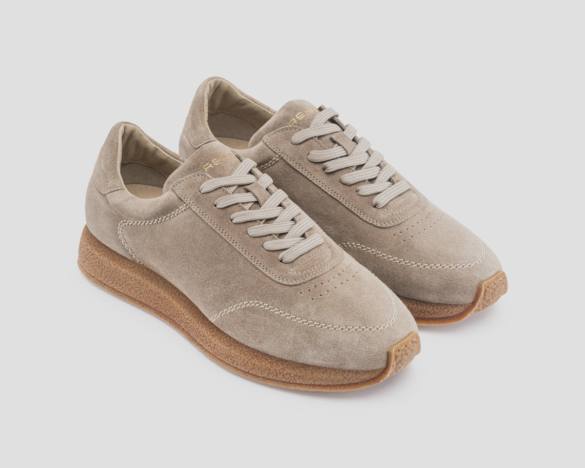 Ace | Zandkleurige sneaker REHAB Footwear