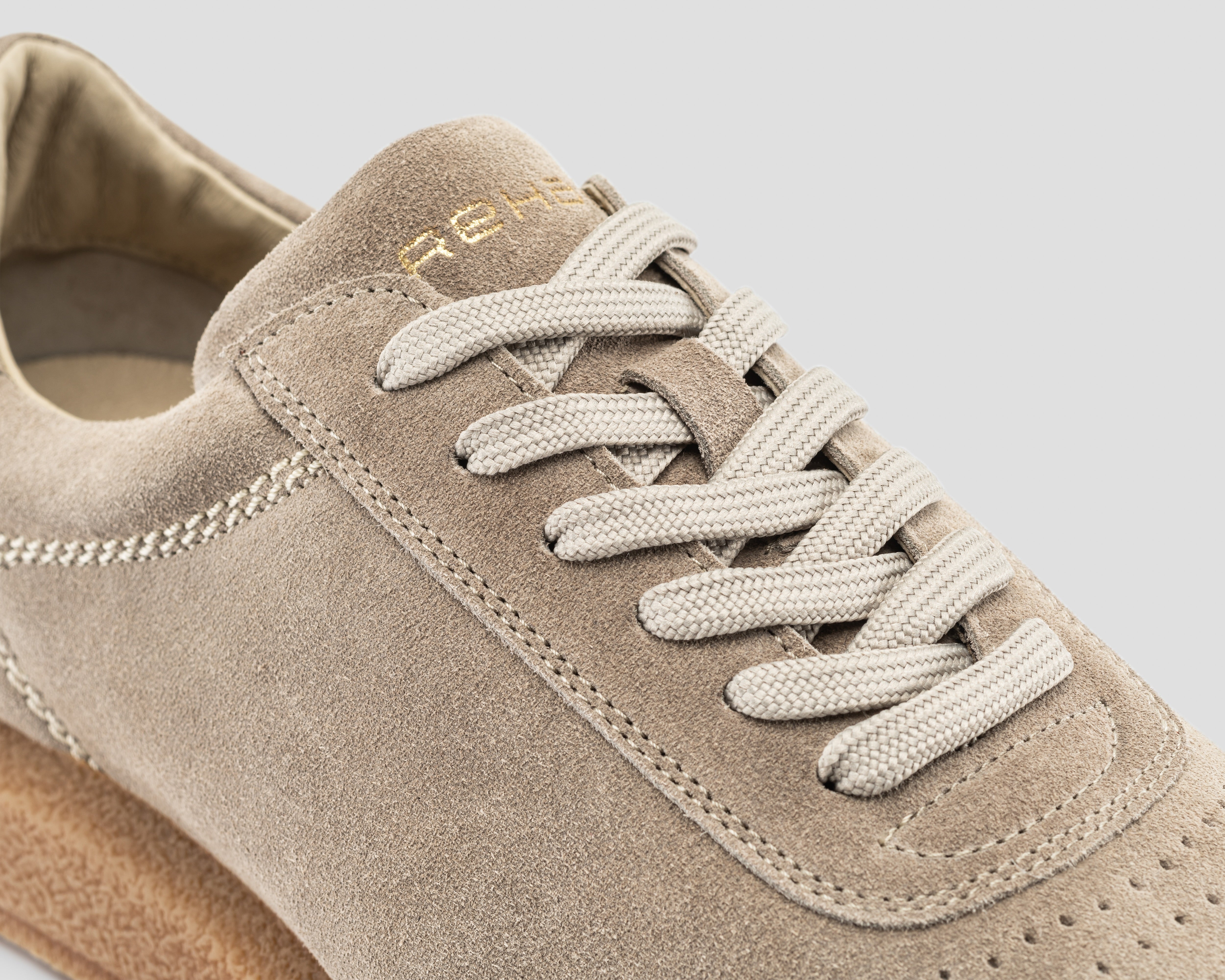Ace | Zandkleurige sneaker REHAB Footwear