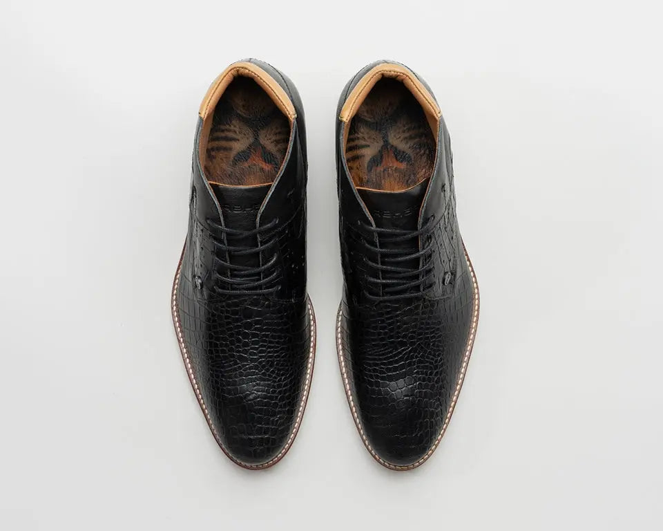 Adriano Crc | Hoge zwarte nette schoenen REHAB Footwear