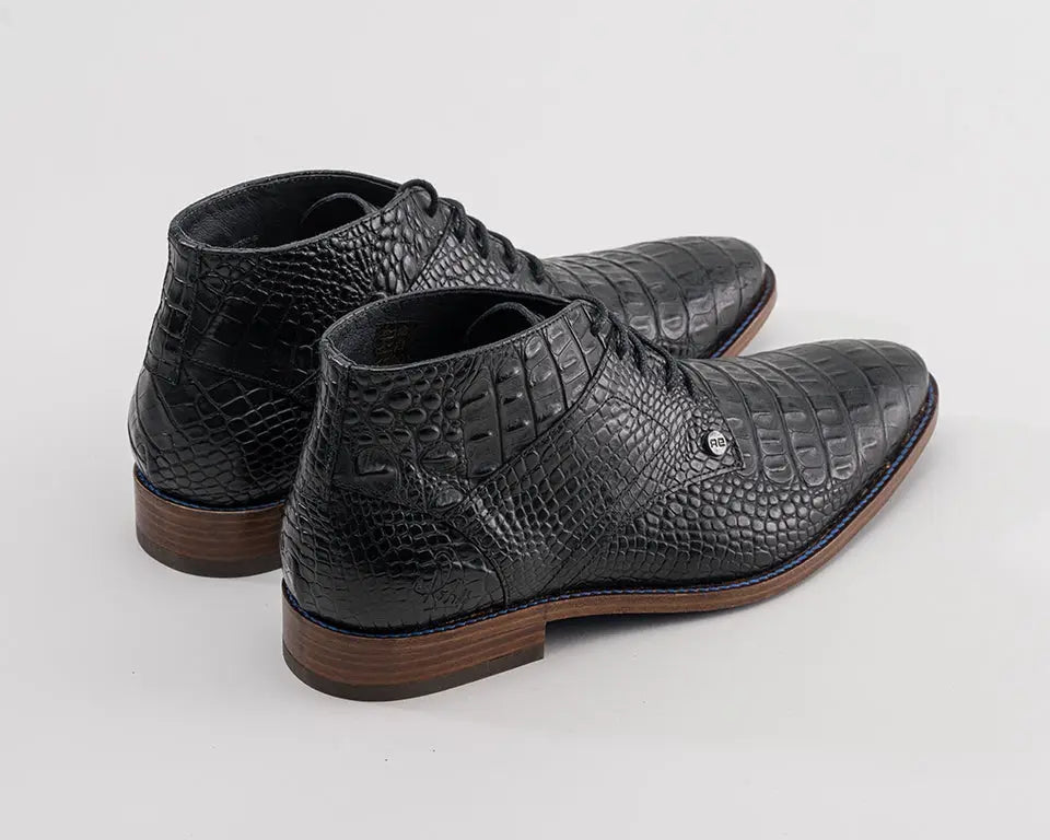 Barry Crc | Zwarte nette schoenen REHAB Footwear