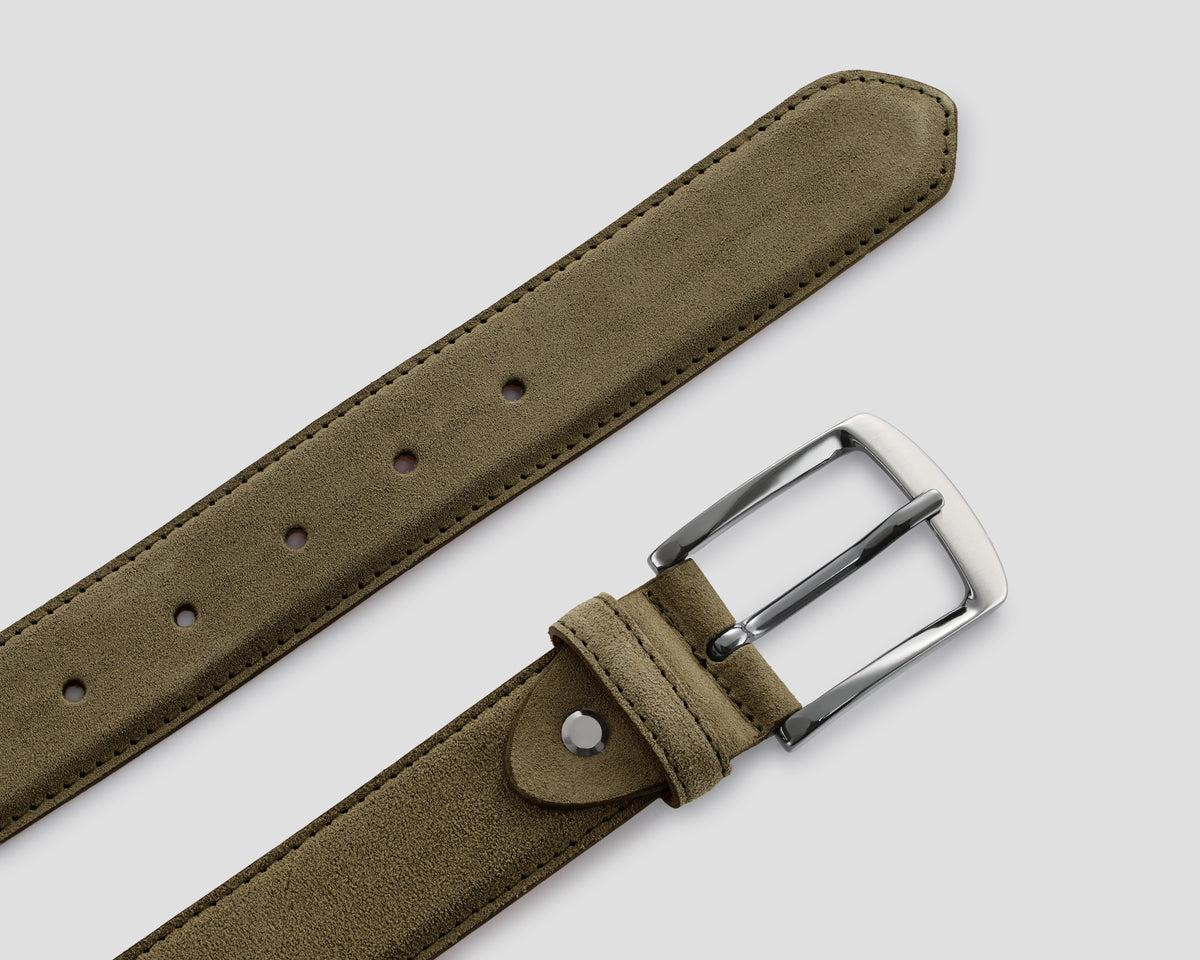 Riem Suede | Donkergroen REHAB Footwear