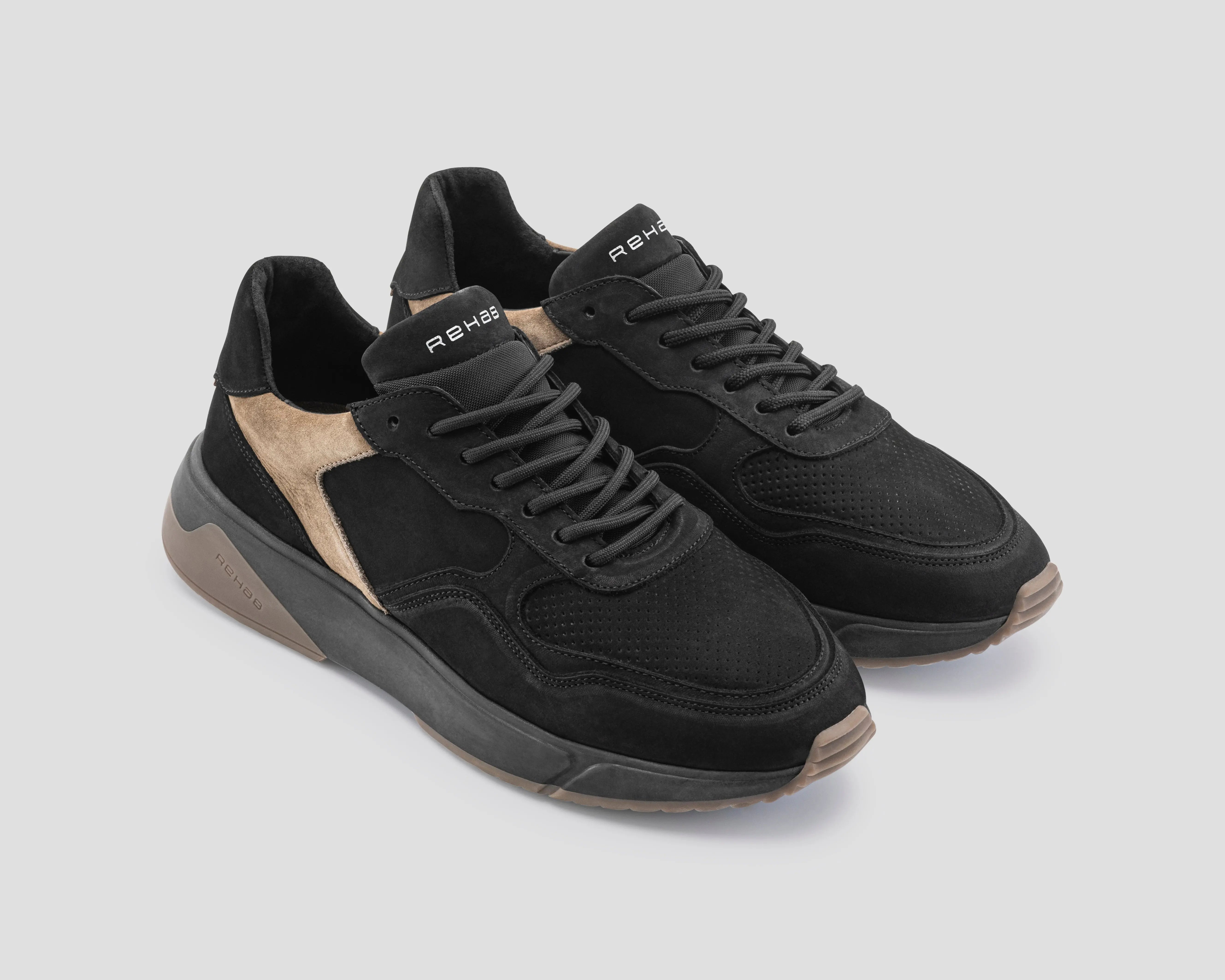 Booster Nub | Zwarte sneakers REHAB Footwear