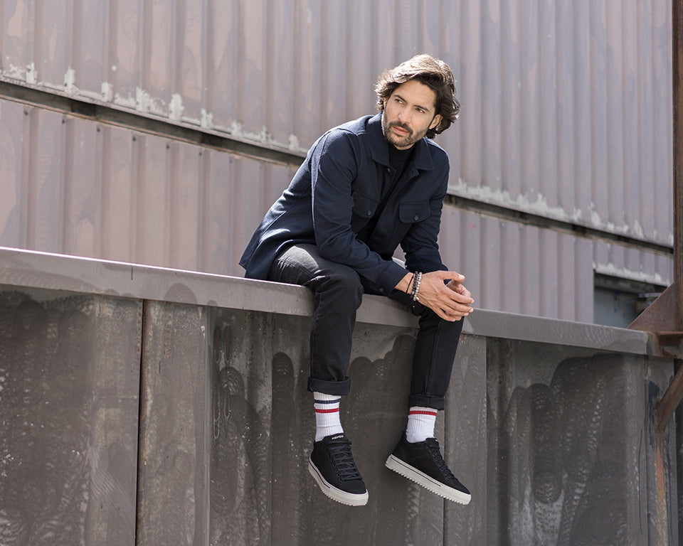 Craig Nub | Zwarte sneaker REHAB Footwear