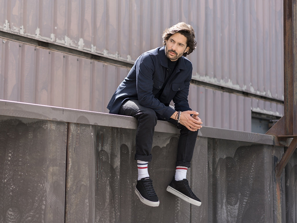 Craig Nub | Zwarte sneaker REHAB Footwear