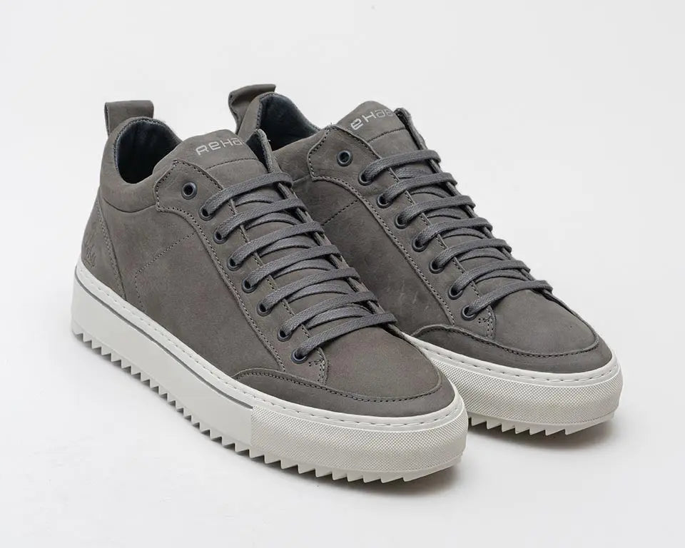 Craig Nub | Donkergrijze sneakers REHAB Footwear