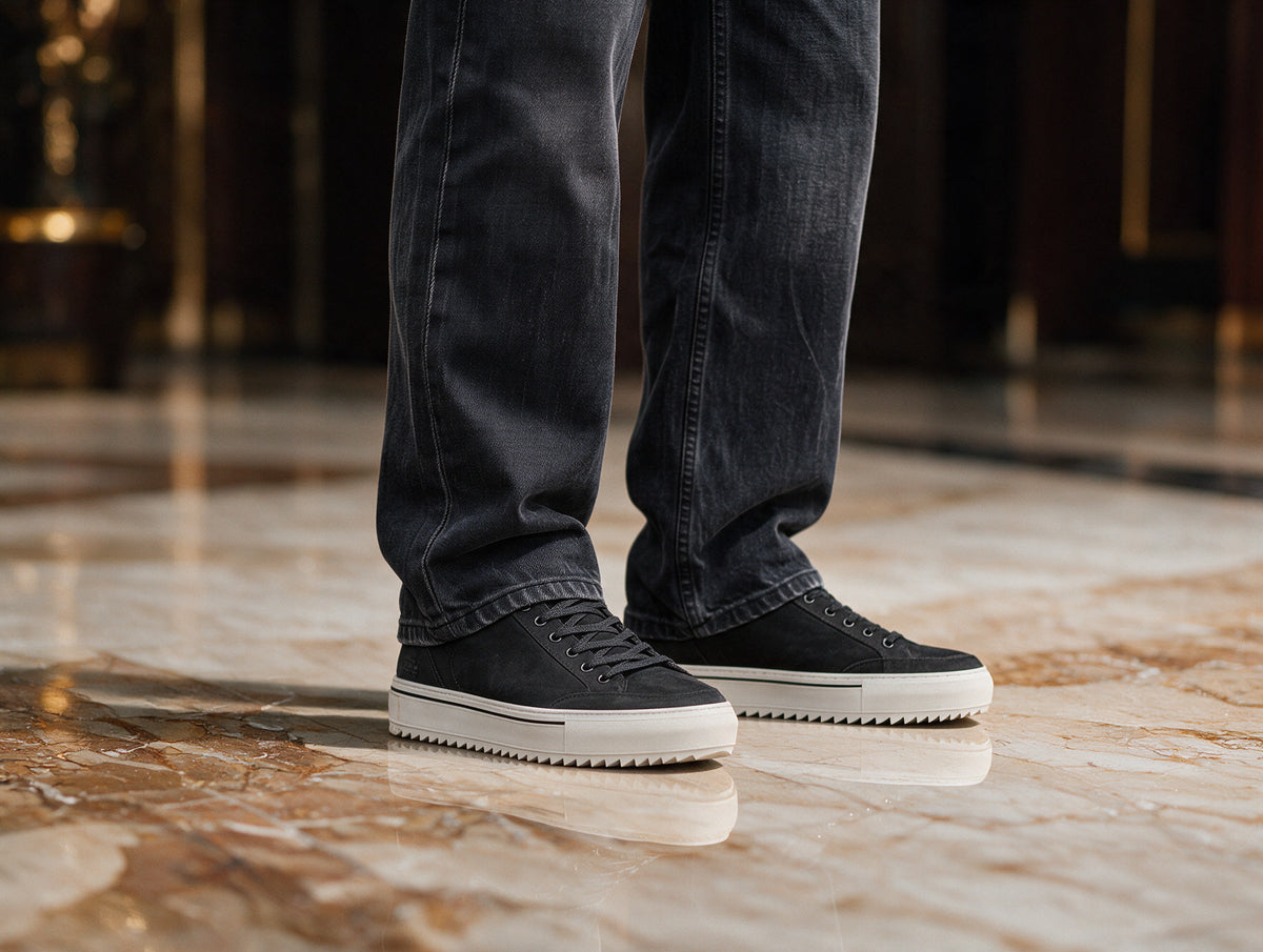 Craig Nub | Zwarte sneaker REHAB Footwear