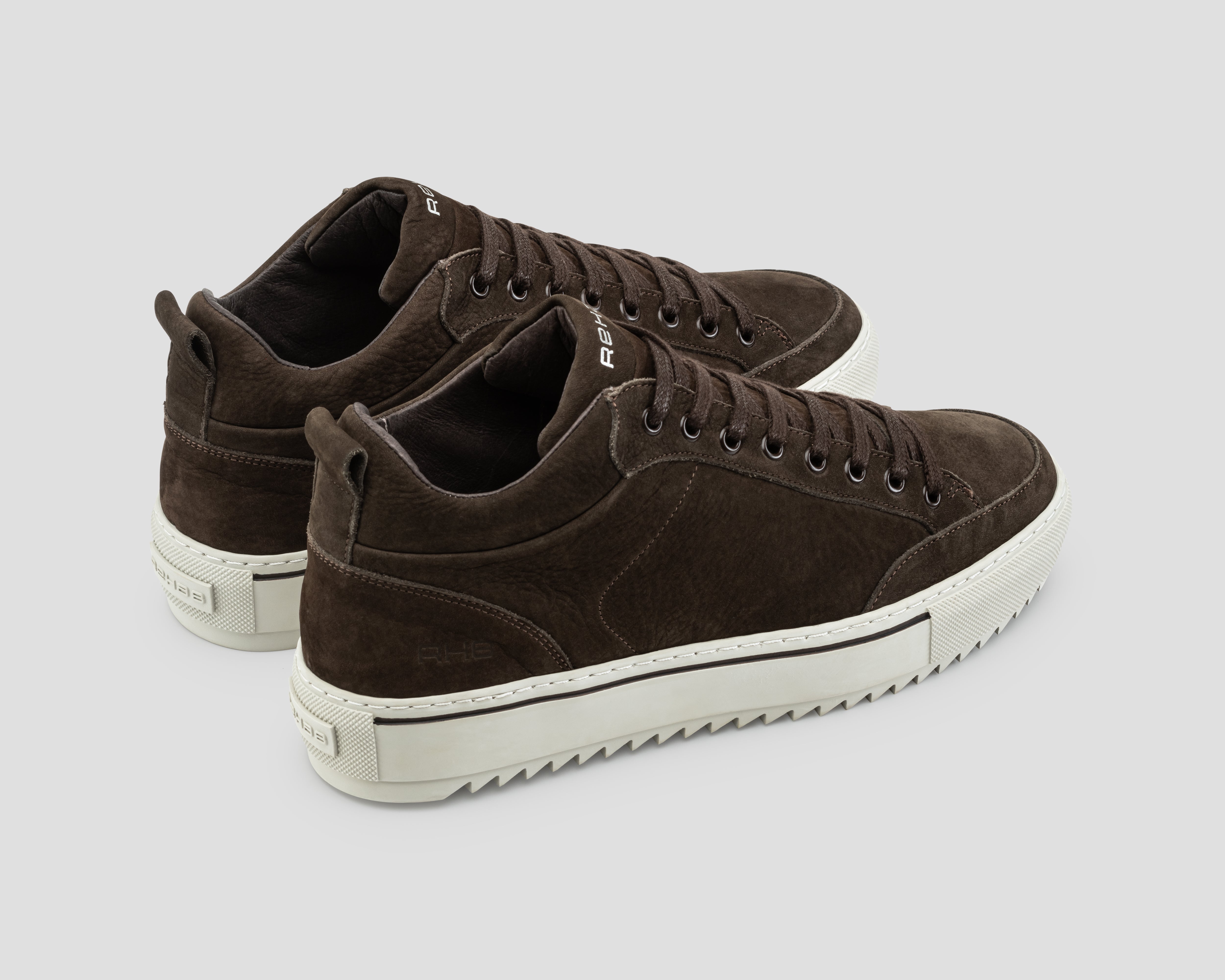 Craig Nub | Donkerbruine sneakers REHAB Footwear