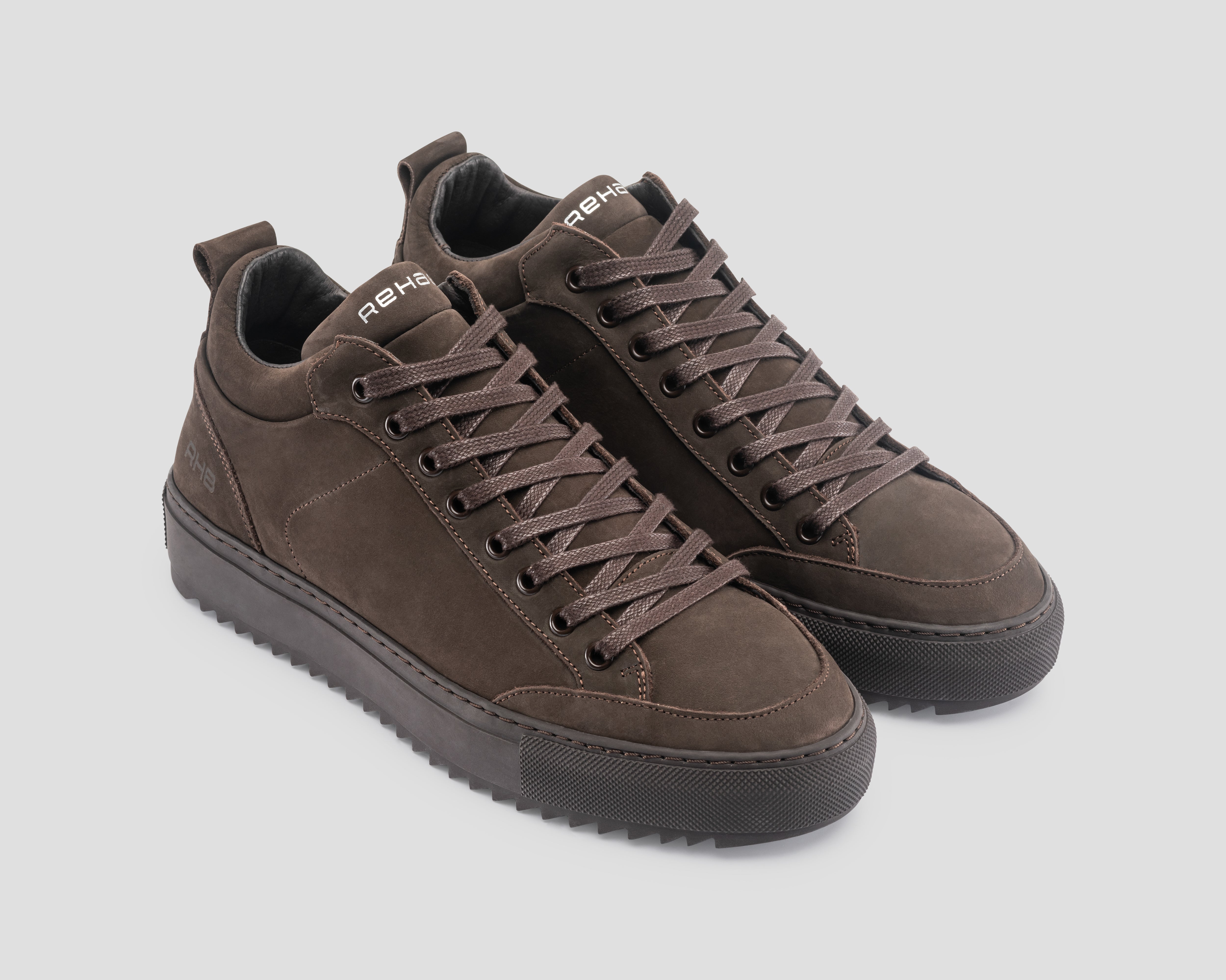 Craig Nub | Donkerbruine sneaker REHAB Footwear