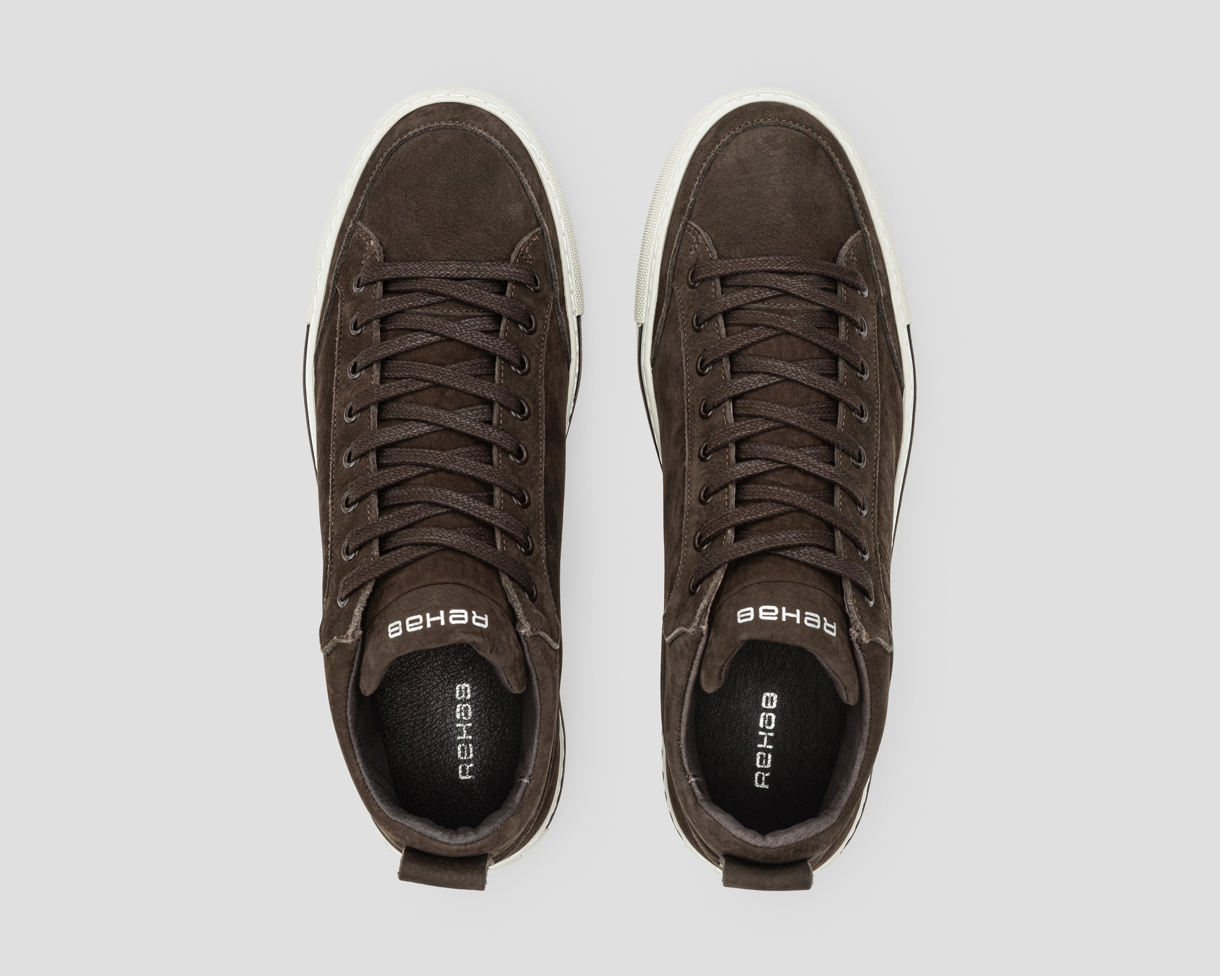 Craig Nub | Donkerbruine sneakers REHAB Footwear