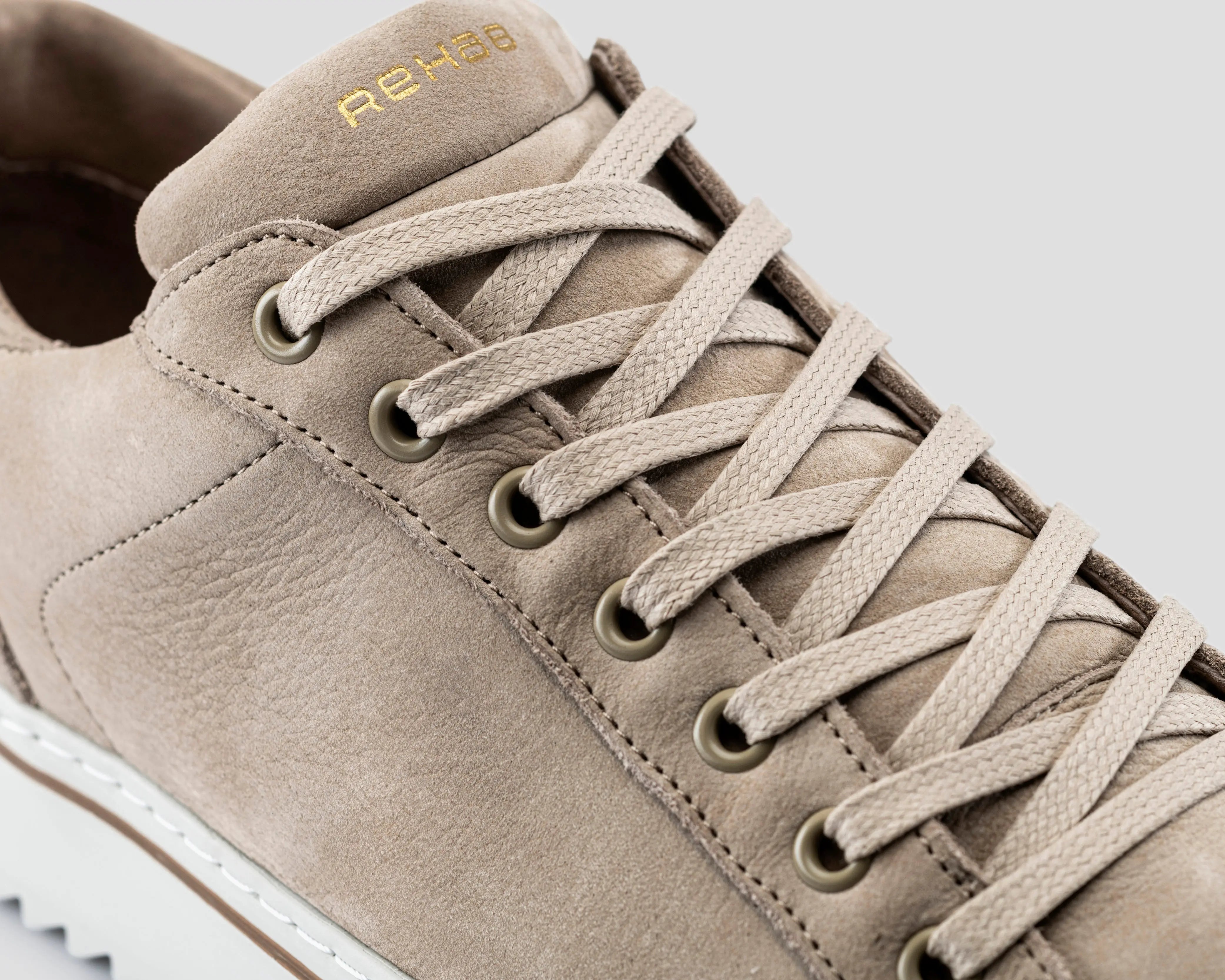 Crash Nub | Zandkleurige sneaker REHAB Footwear