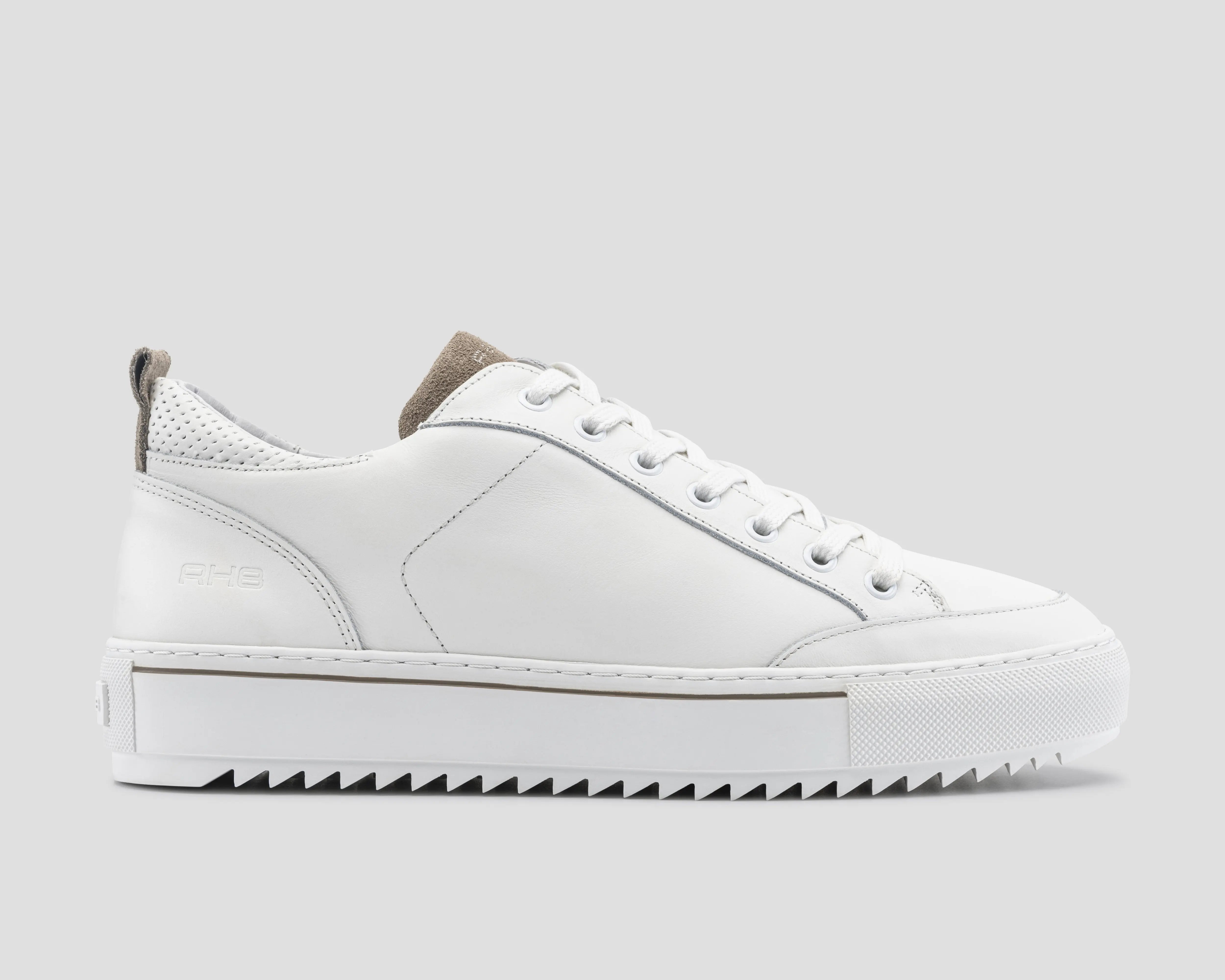 Crash | Wit-khaki sneaker REHAB Footwear