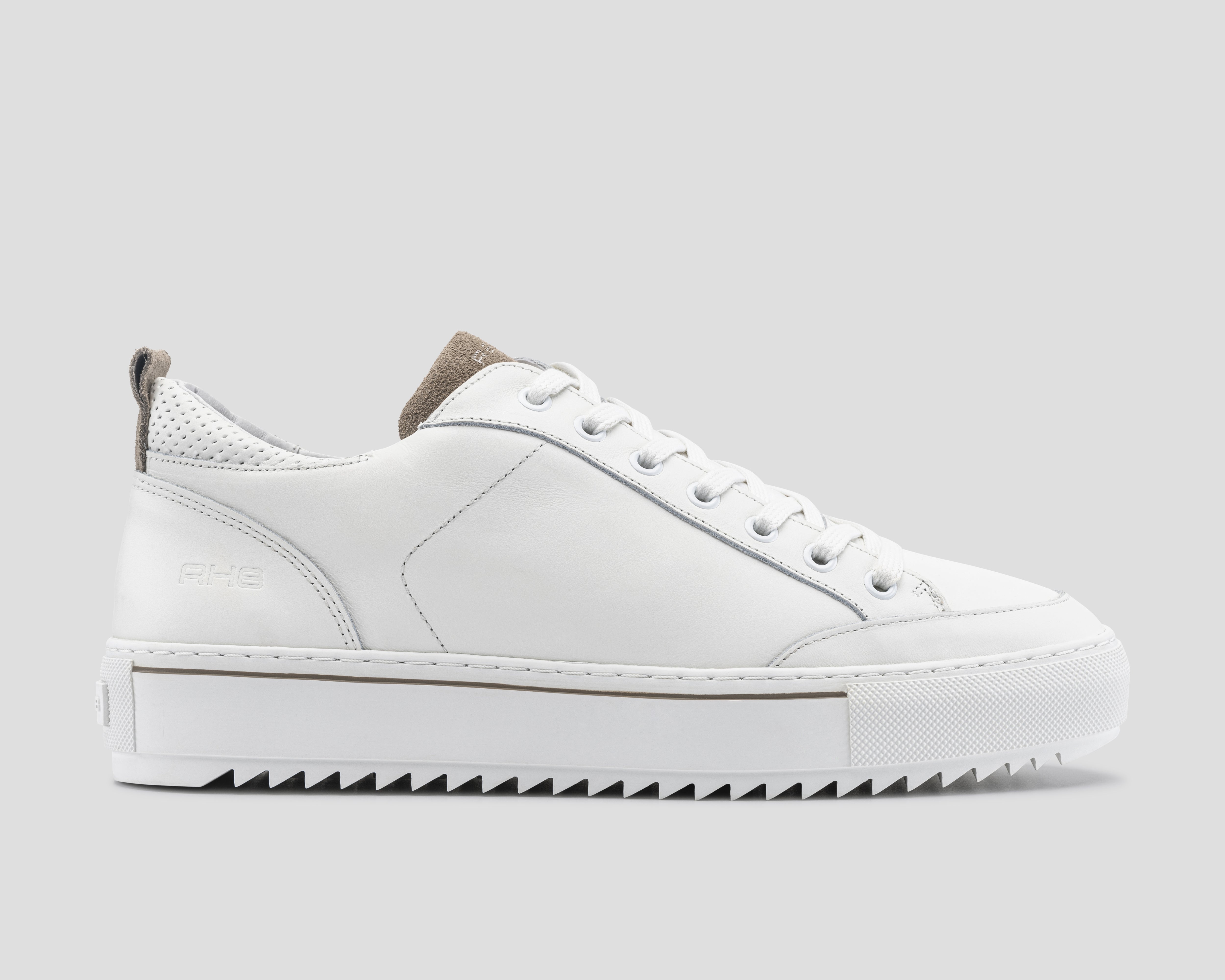 Crash | Wit-khaki sneaker REHAB Footwear