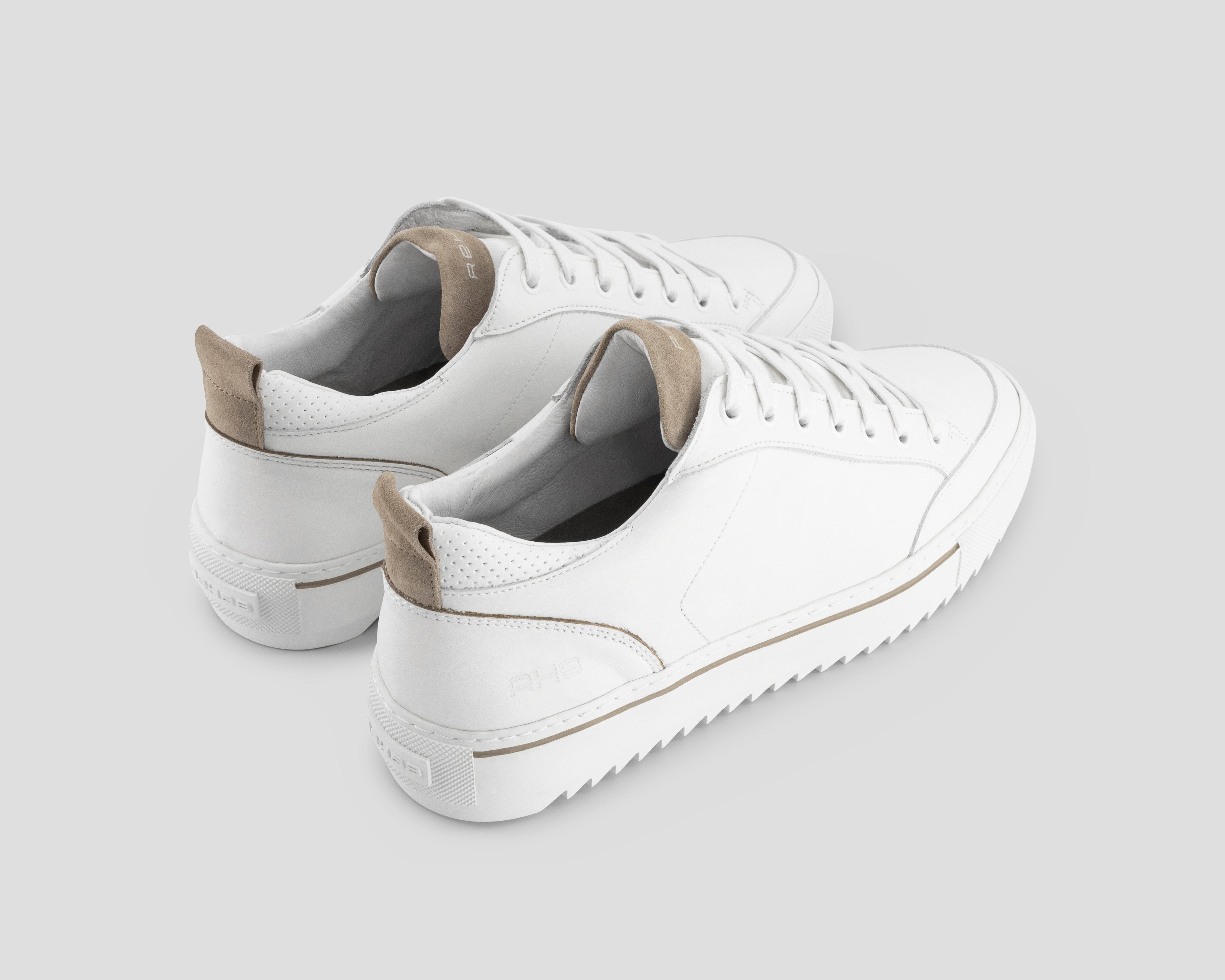 Crash | Wit-khaki sneaker REHAB Footwear