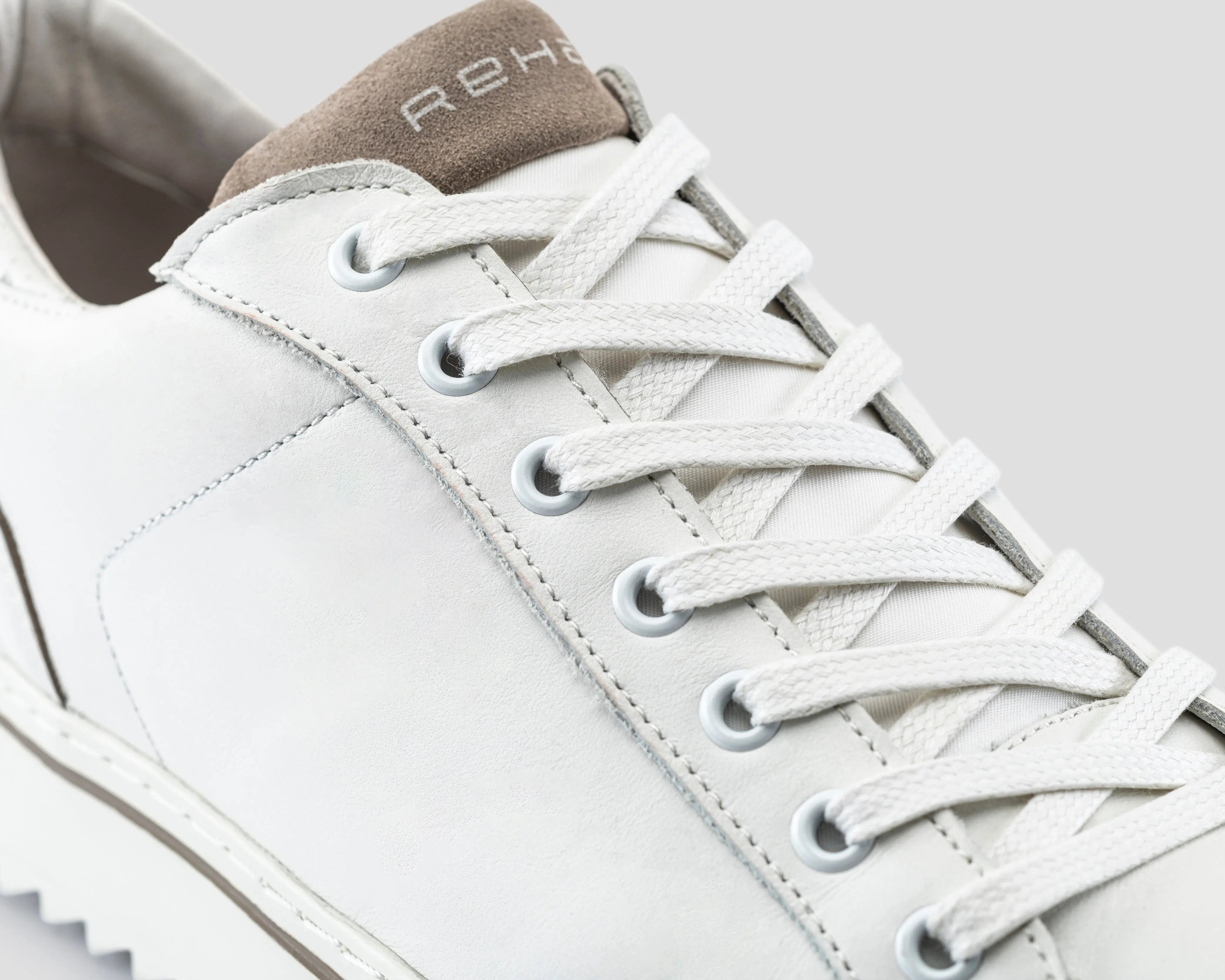 Crash | Wit-khaki sneaker REHAB Footwear