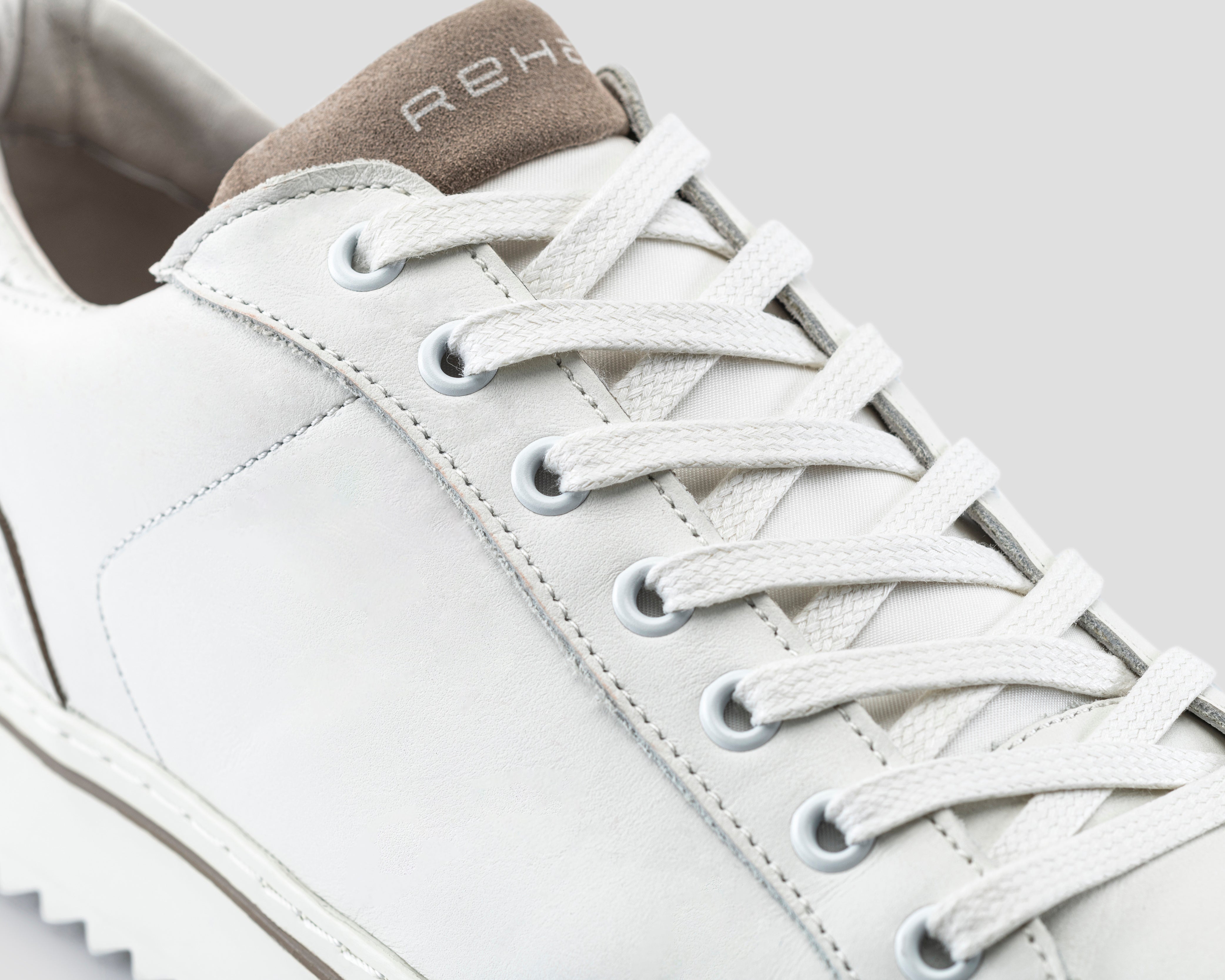 Crash | Wit-khaki sneaker REHAB Footwear