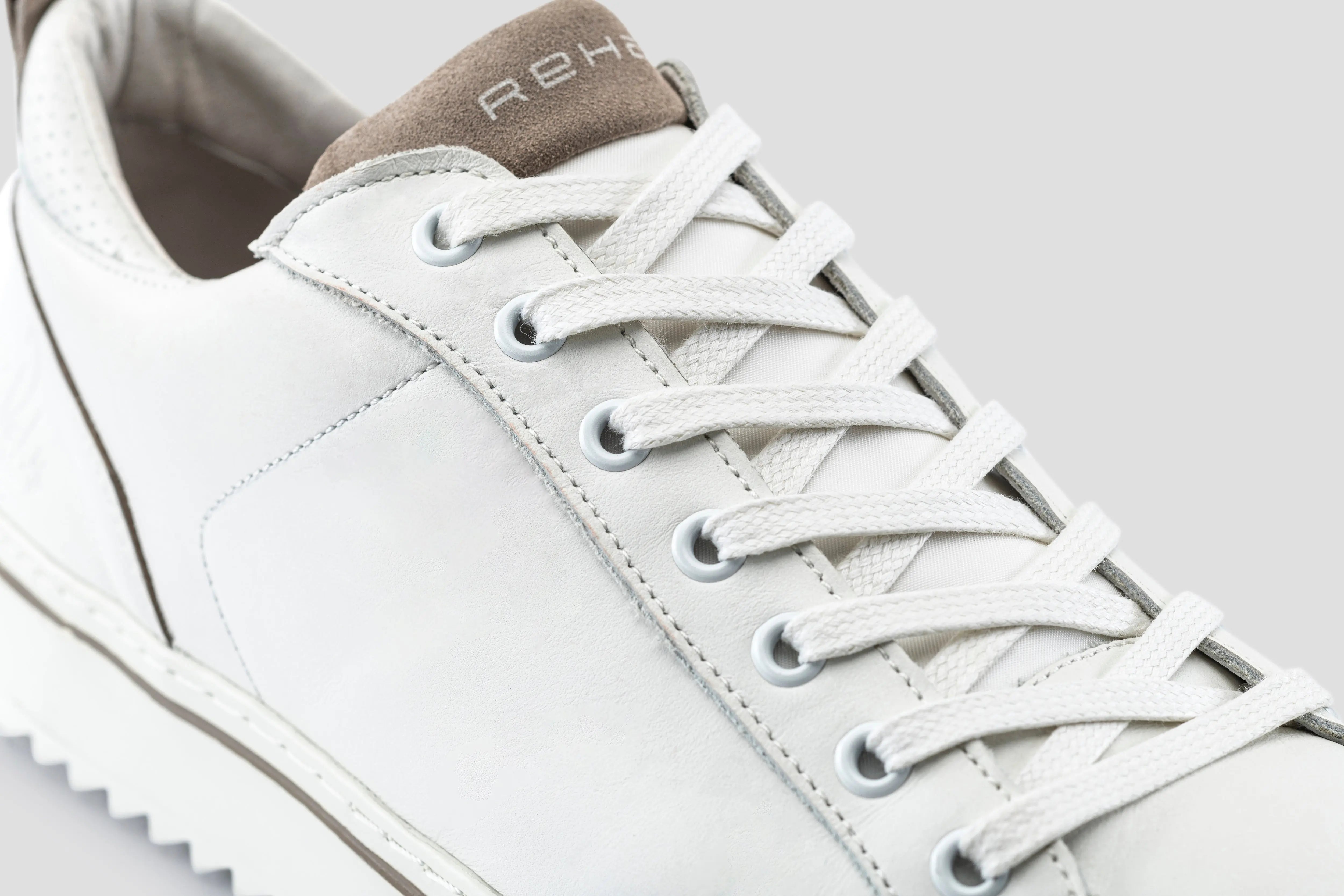 Crash | Wit-khaki sneaker REHAB Footwear