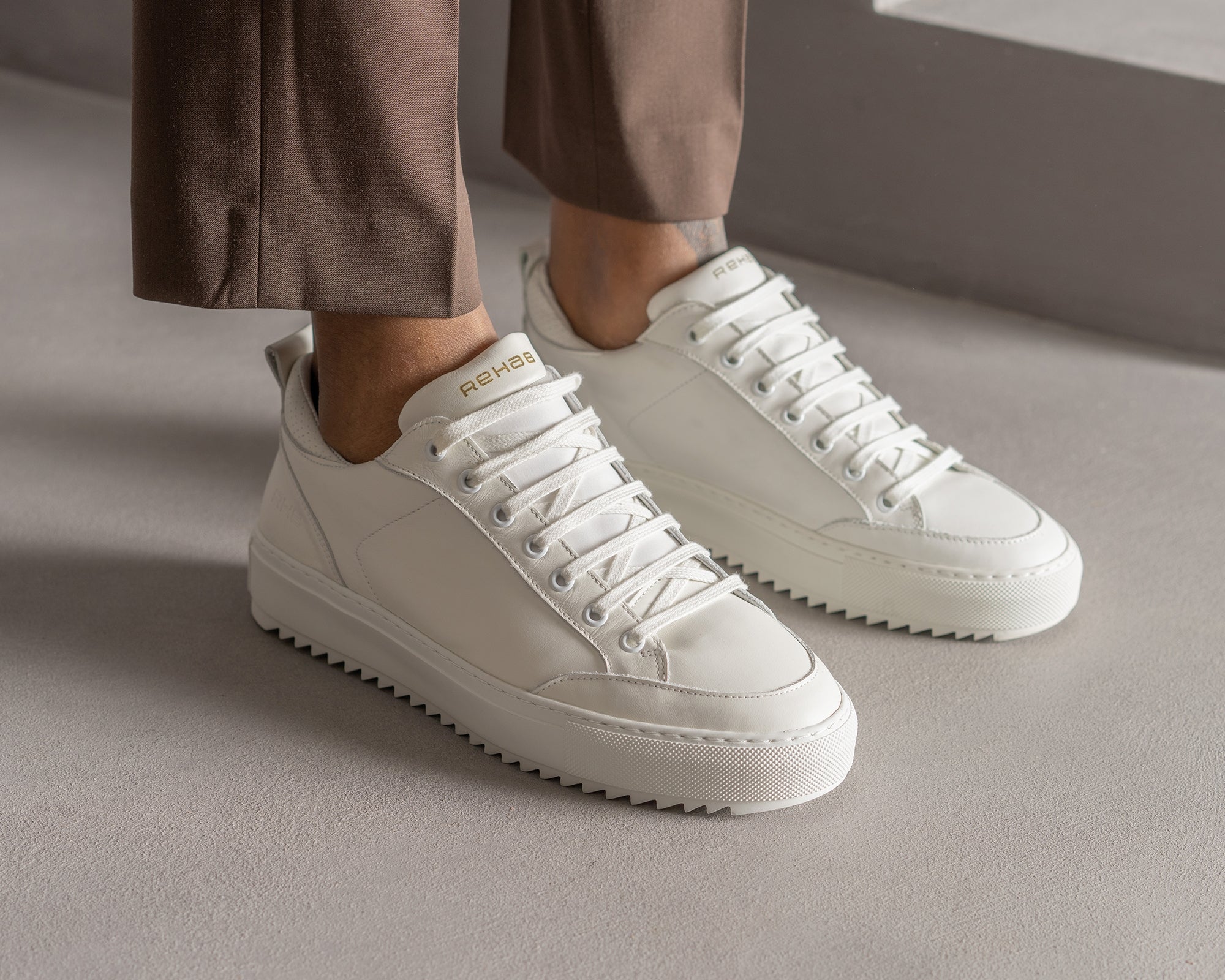 Crash | Witte sneaker REHAB Footwear