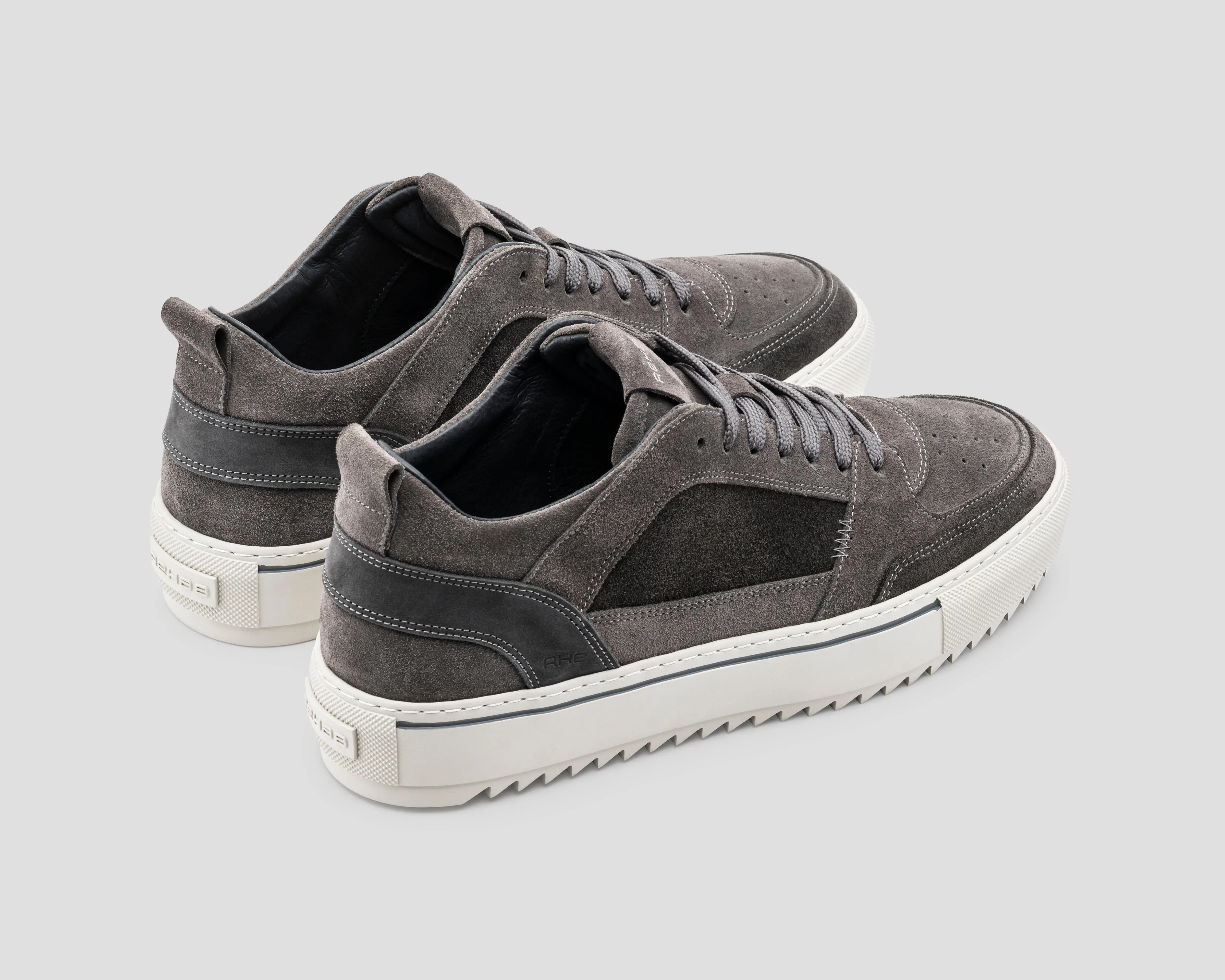 Creon Mix | Donkergrijze sneaker REHAB Footwear