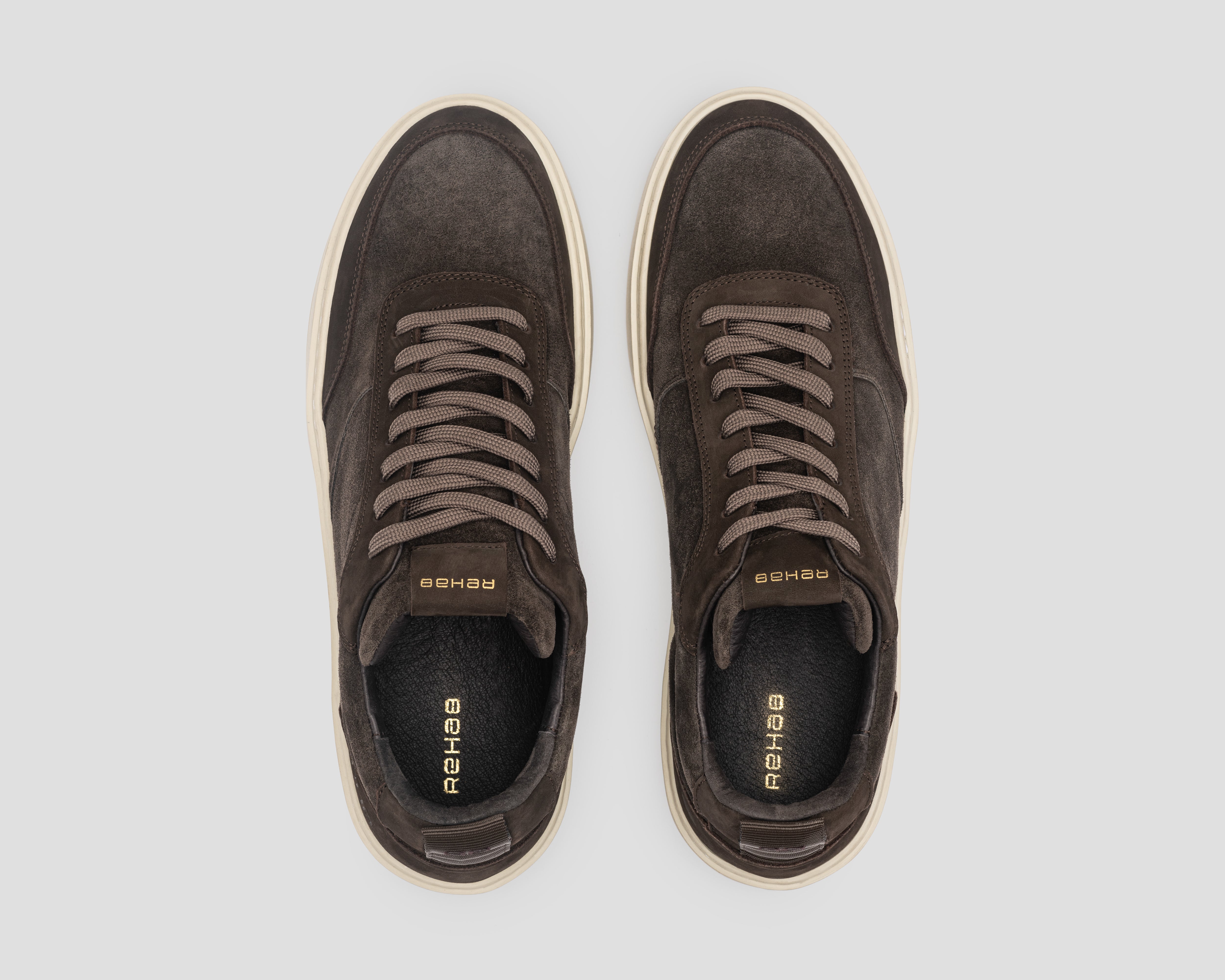Creon Mix | Grjsbruine sneaker REHAB Footwear