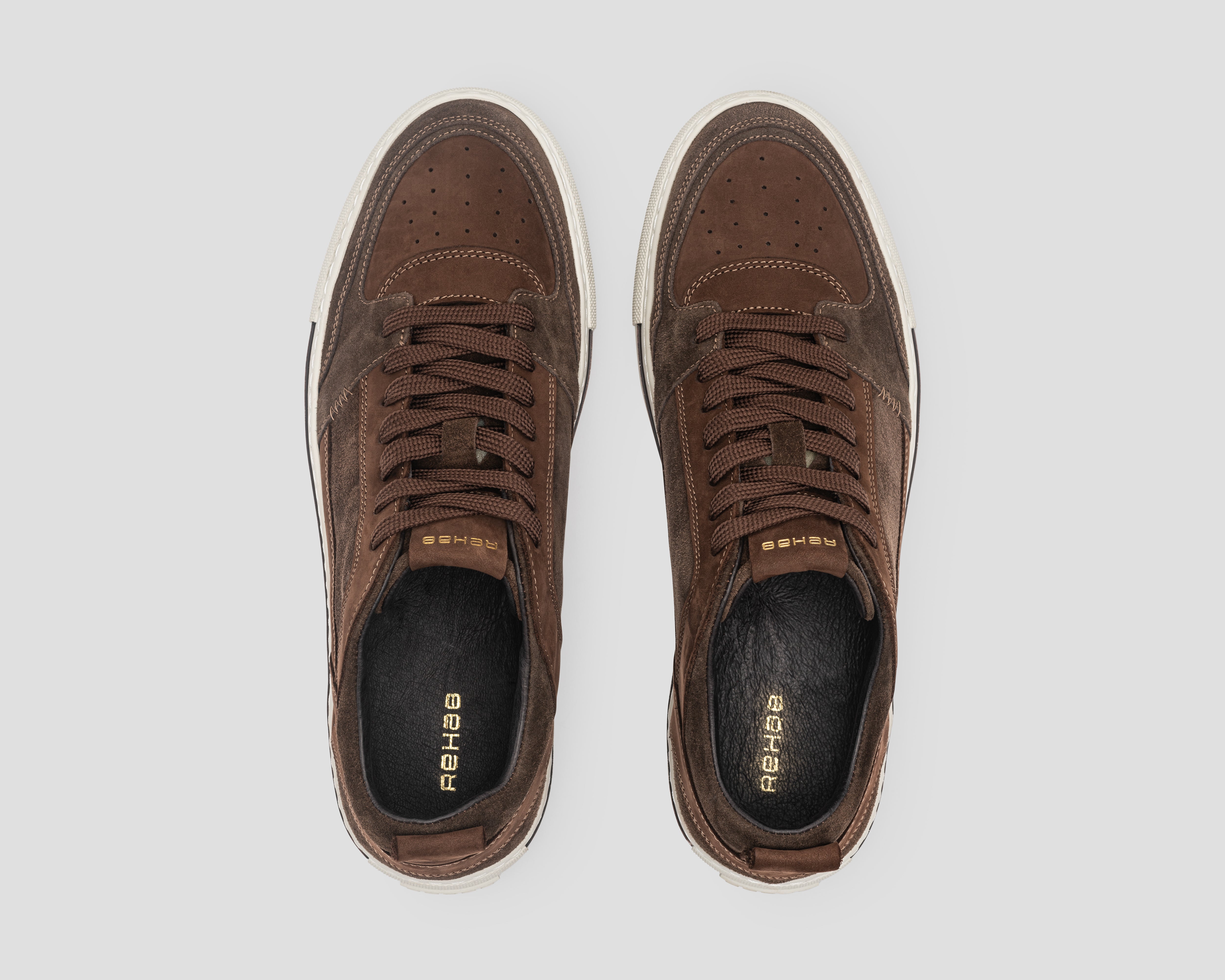 Creon Mix | Bruine sneaker REHAB Footwear