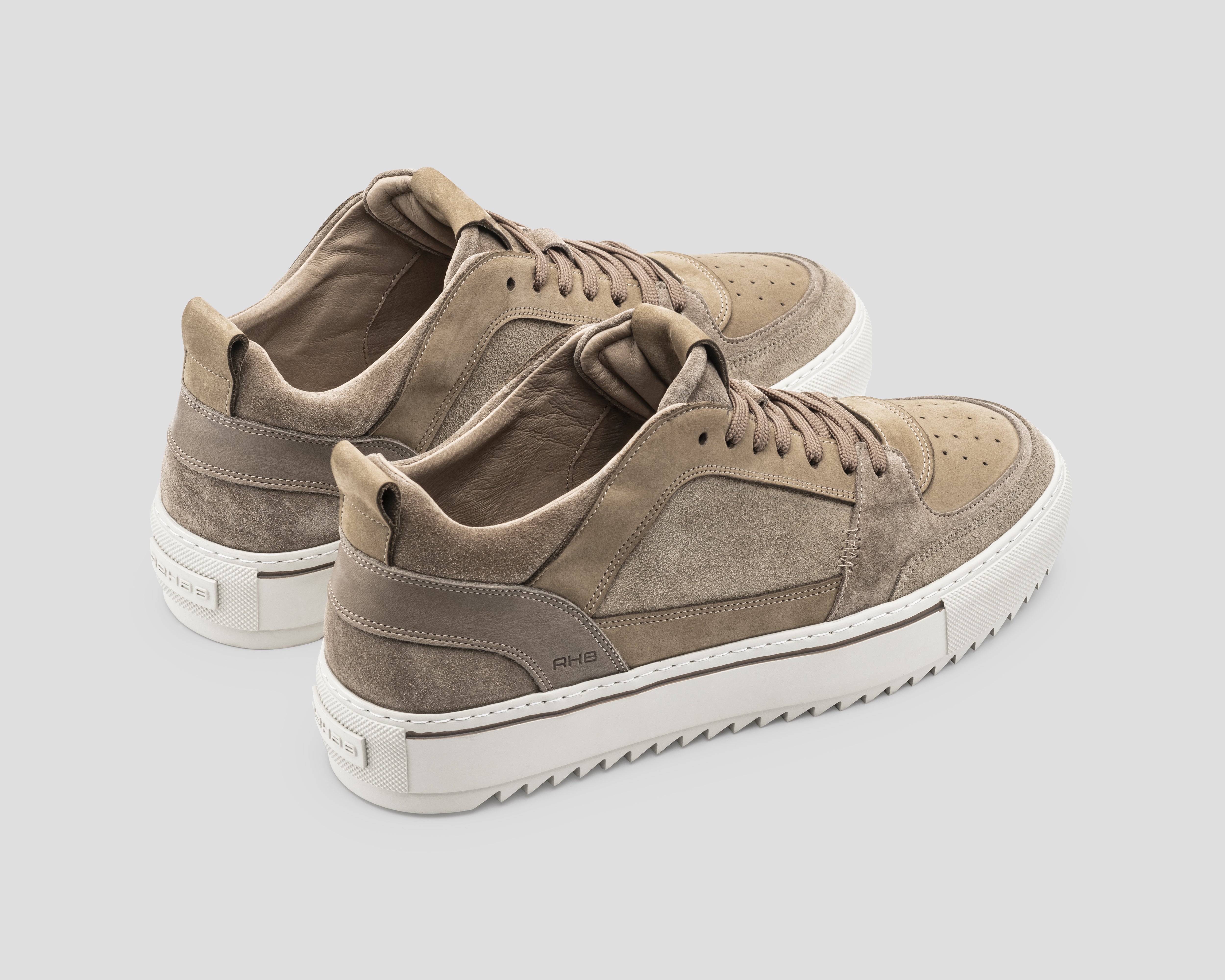 Creon Mix | Taupekleurige sneaker REHAB Footwear