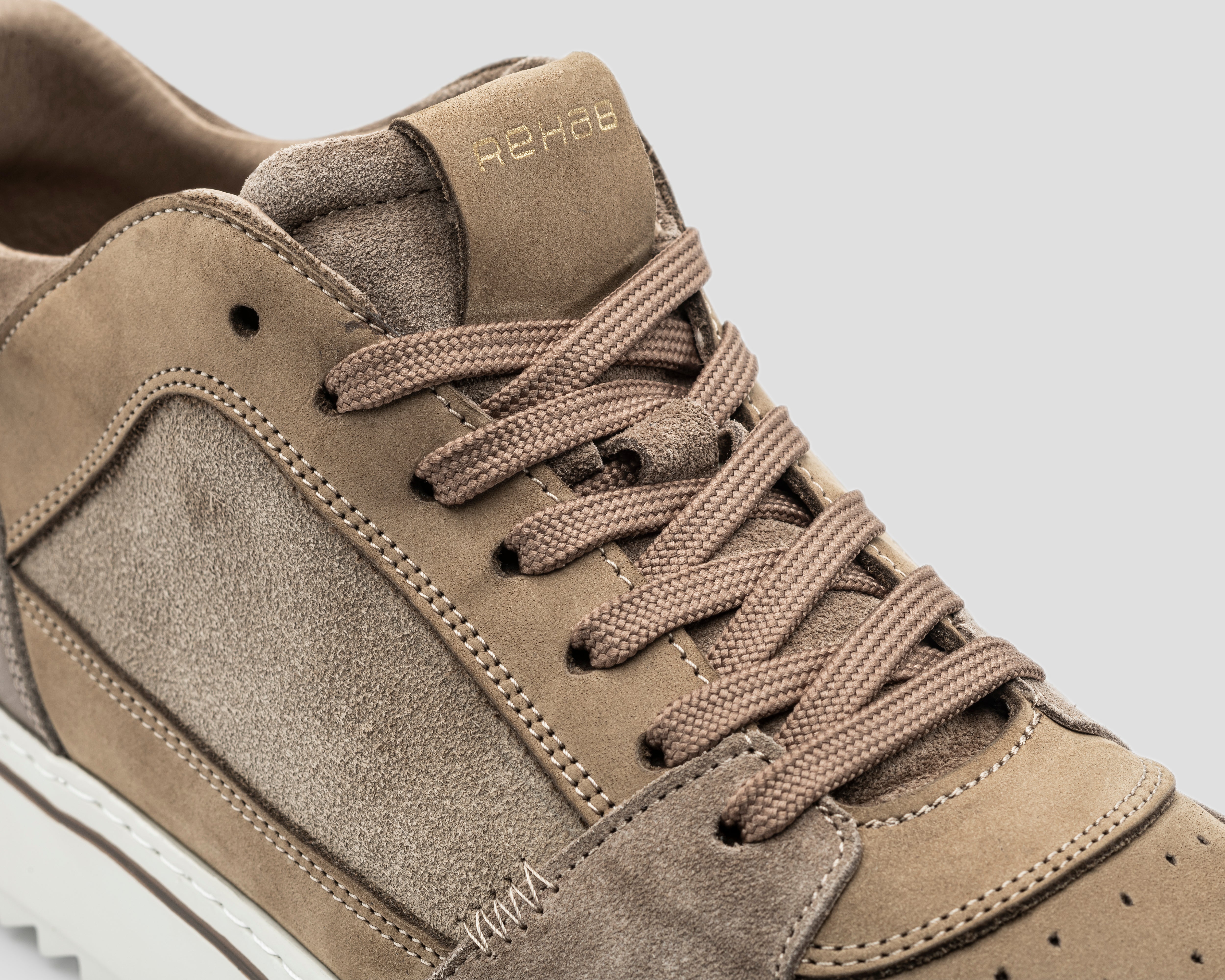 Creon Mix | Taupekleurige sneaker REHAB Footwear