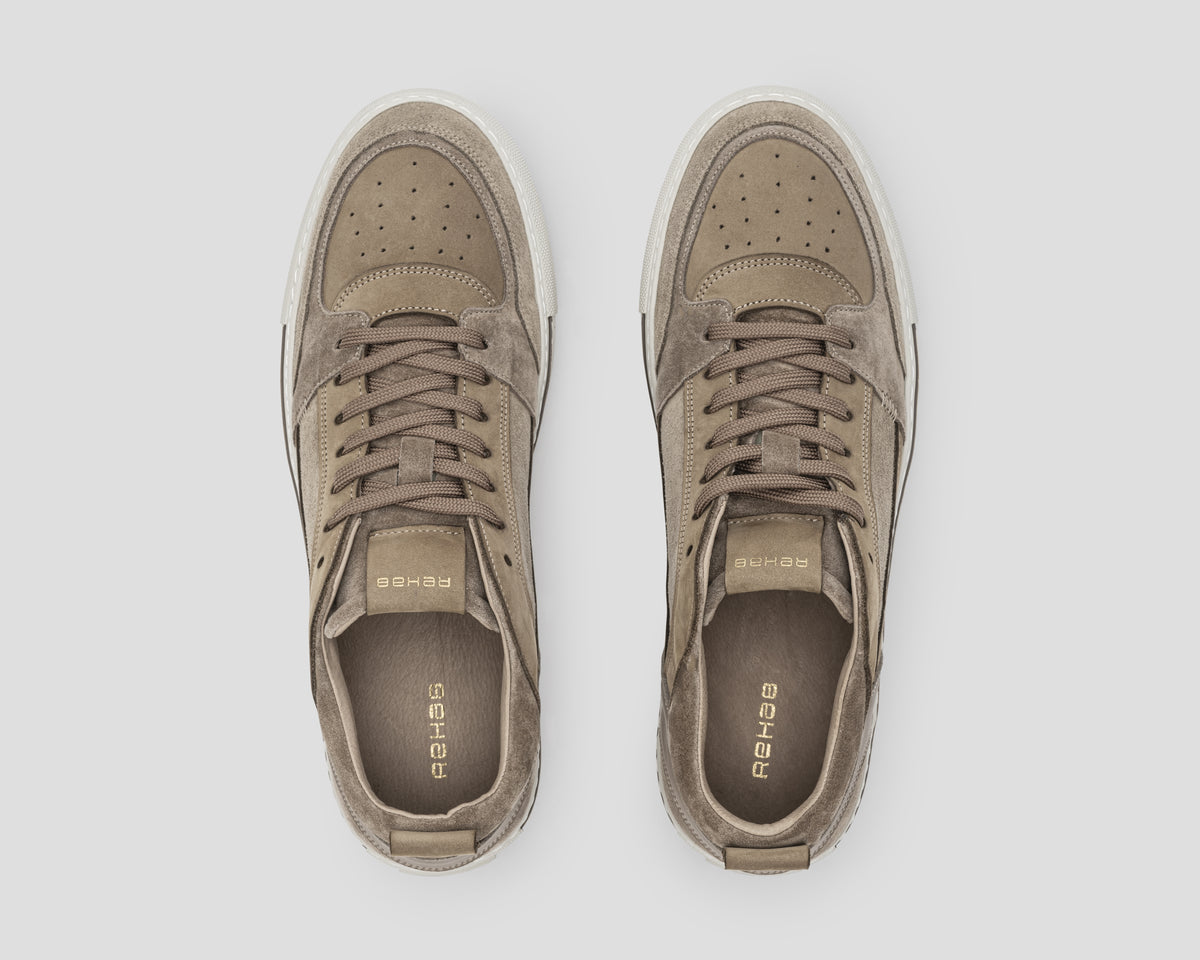 Creon Mix | Taupekleurige sneaker REHAB Footwear