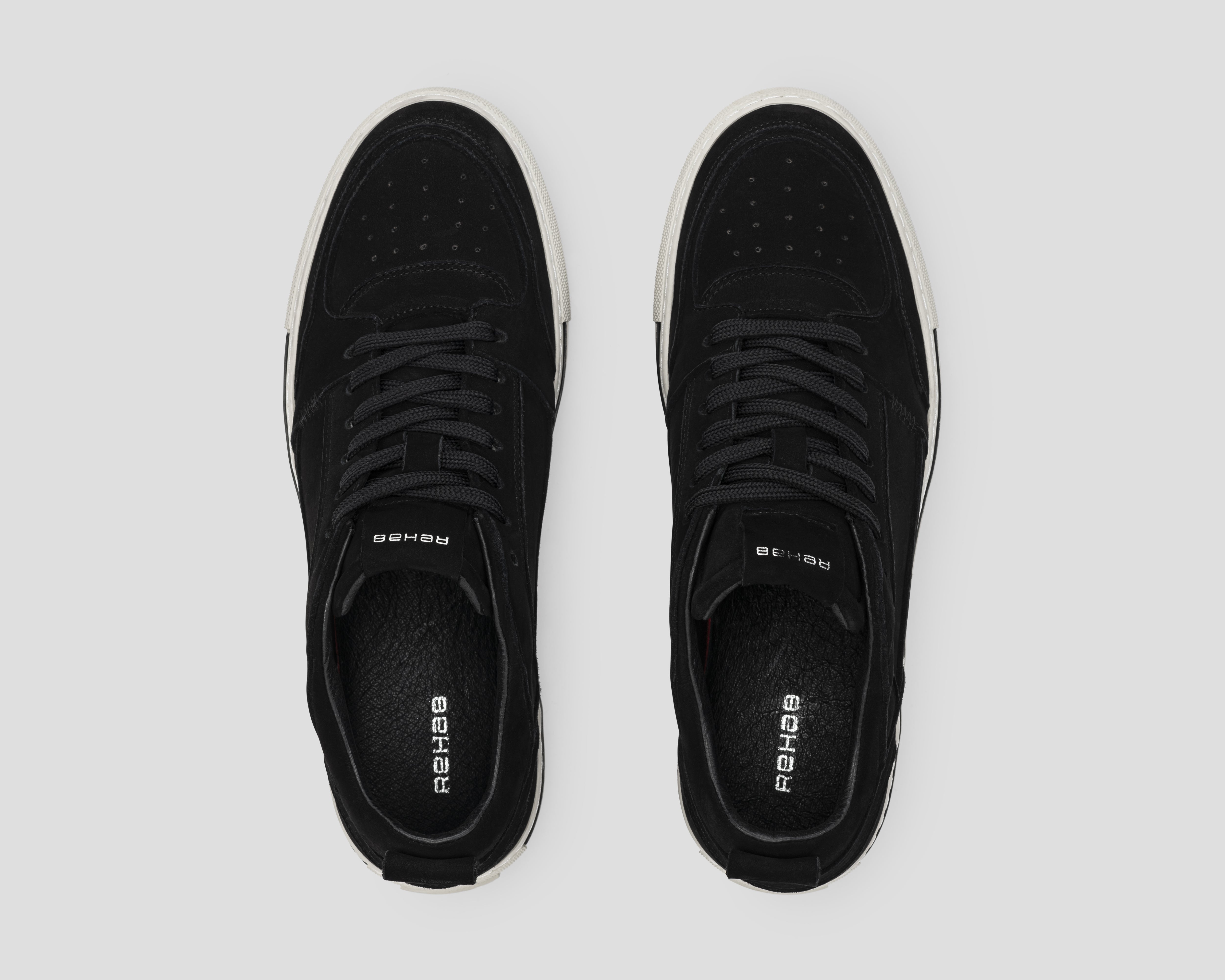 Creon Nub | Zwarte sneaker REHAB Footwear