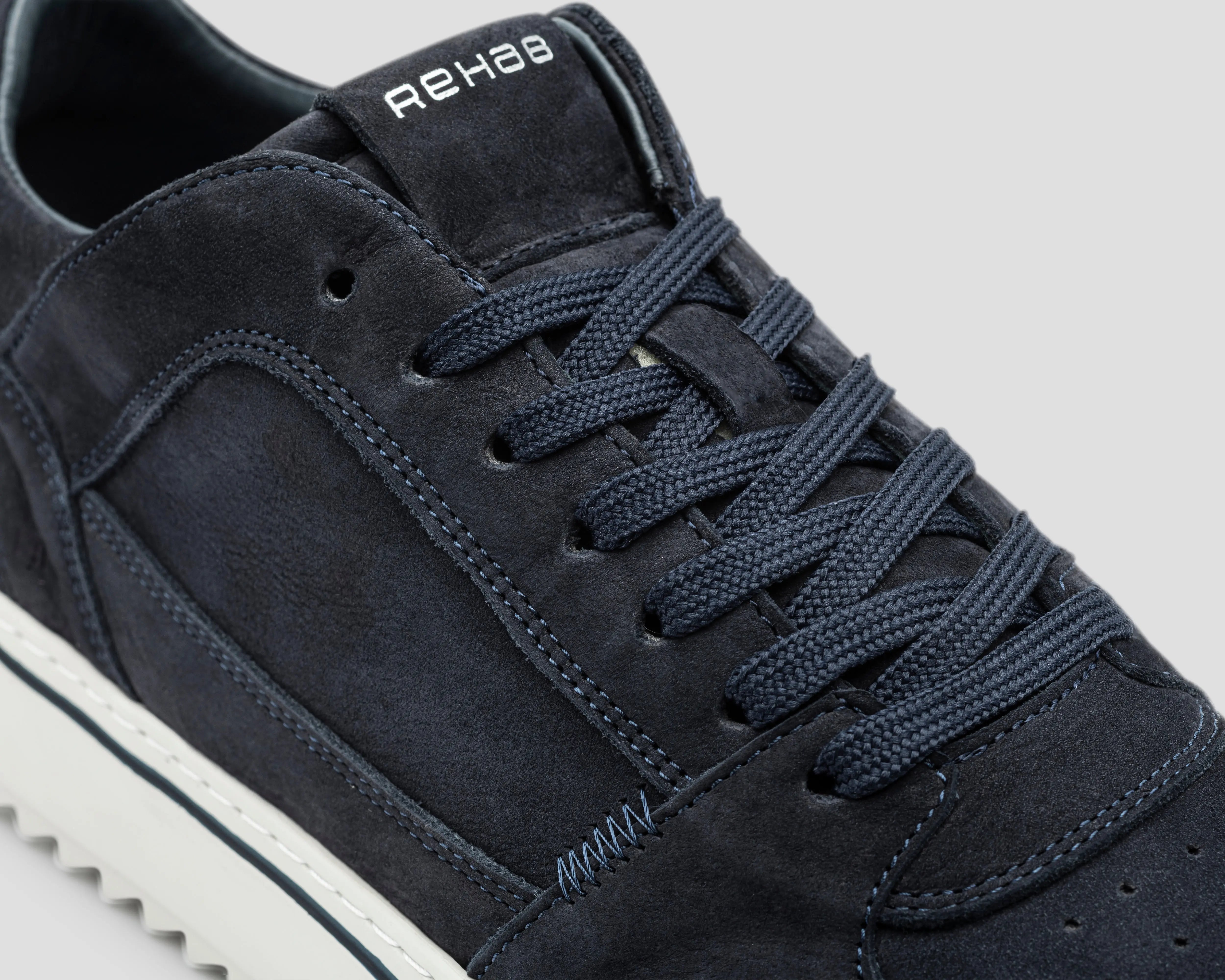 Creon Nub | Donkerblauwe sneaker REHAB Footwear