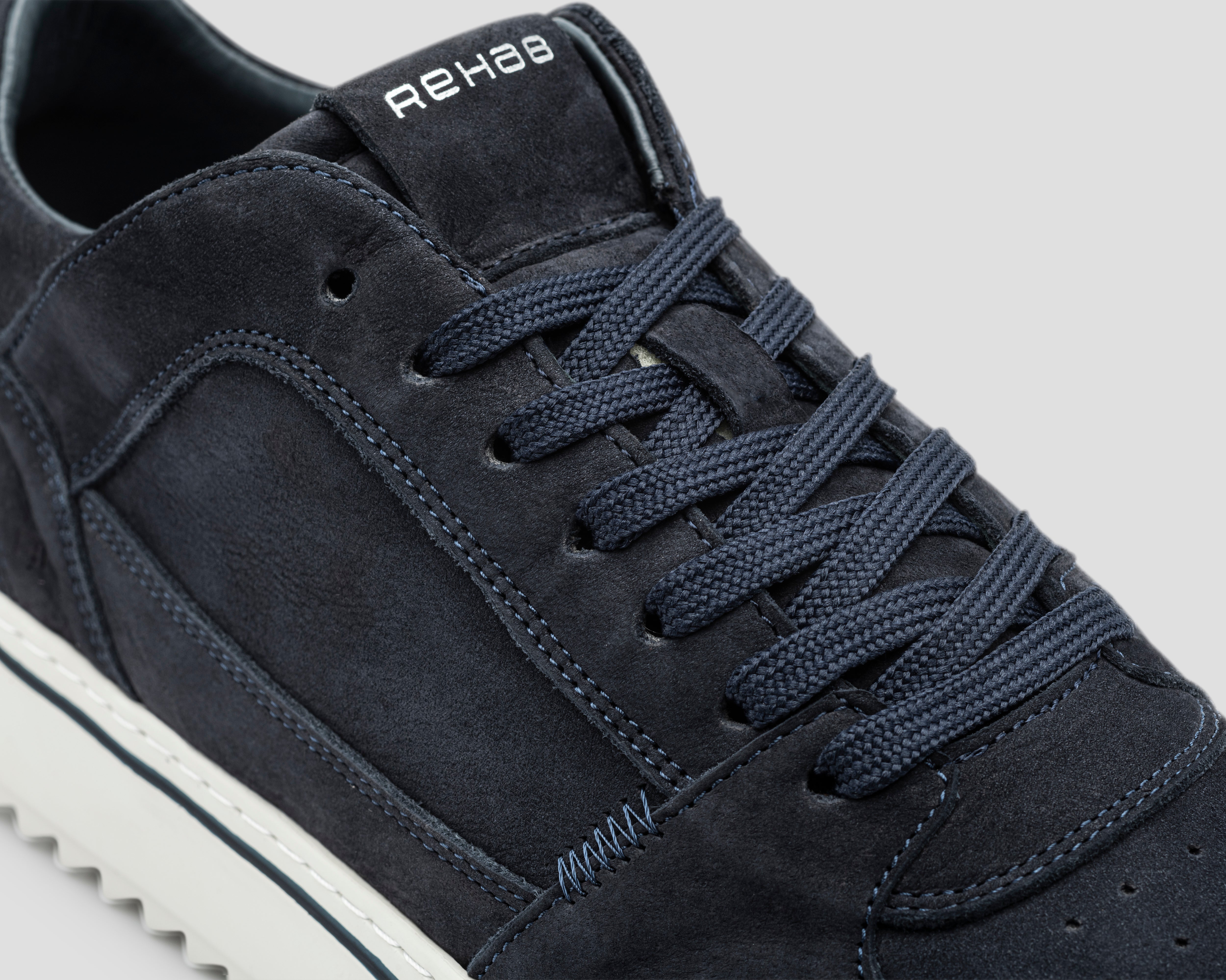 Creon Nub | Donkerblauwe sneaker REHAB Footwear