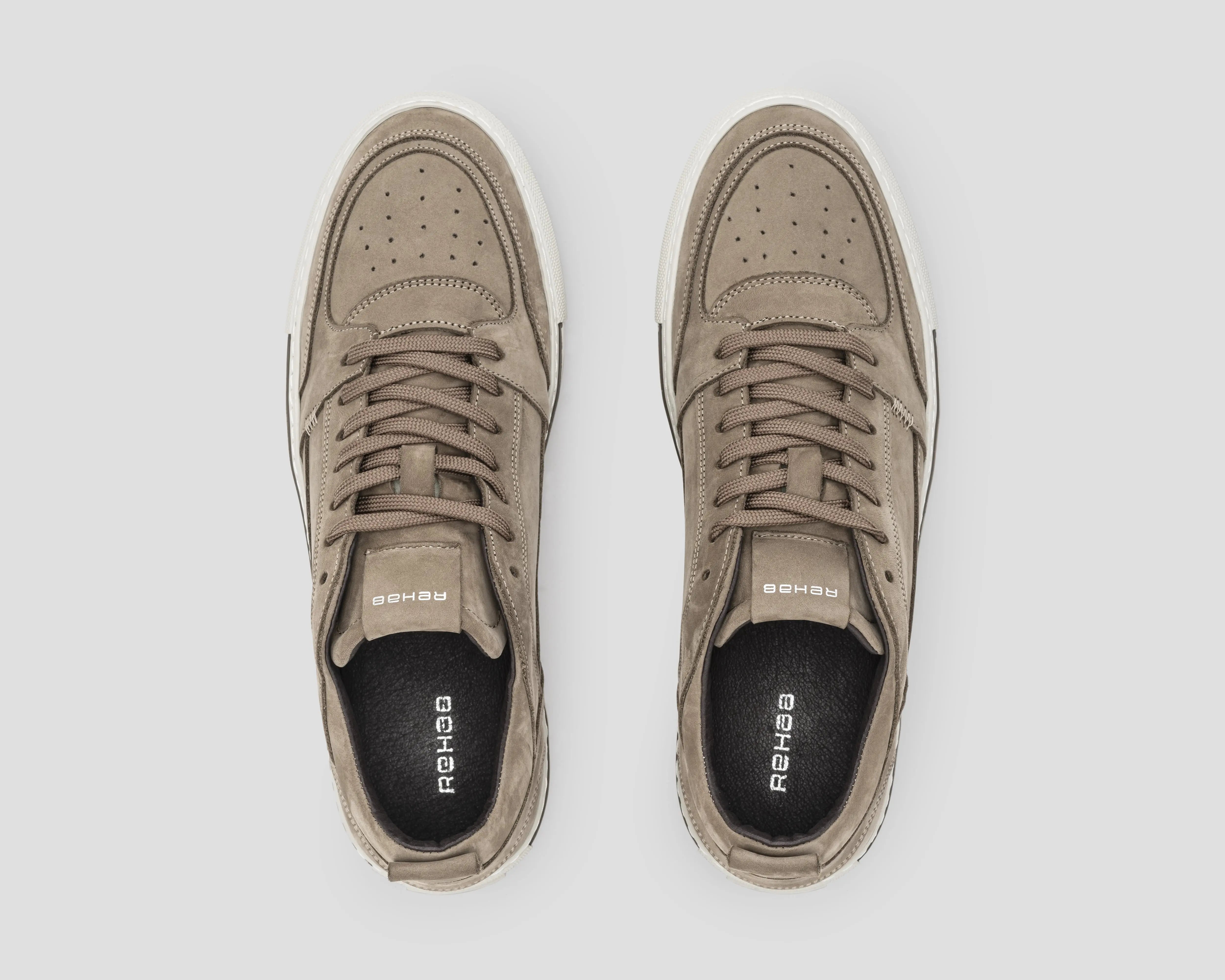 Creon Nub | Taupekleurige sneaker REHAB Footwear