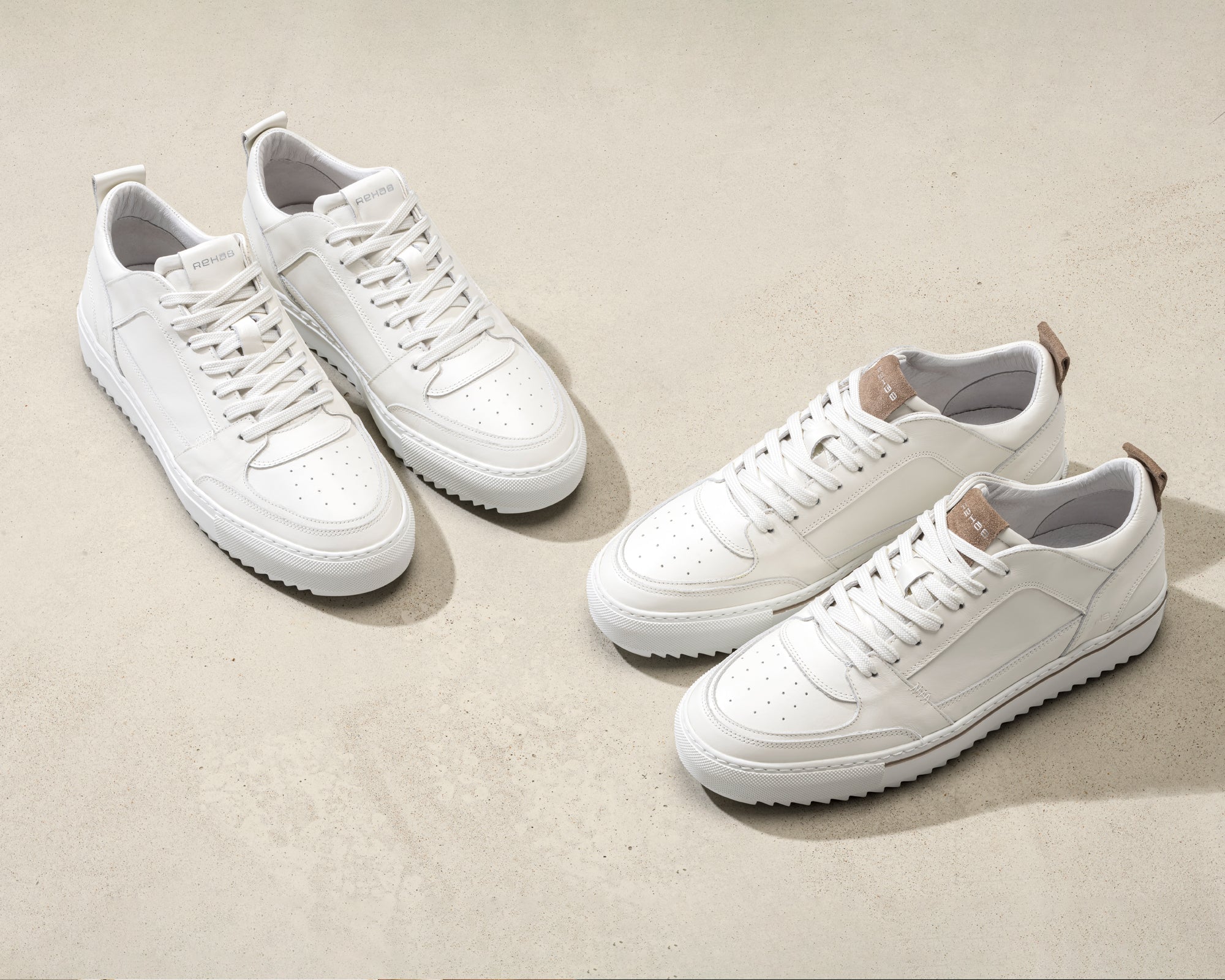 Creon Lthr | Witte sneaker REHAB Footwear