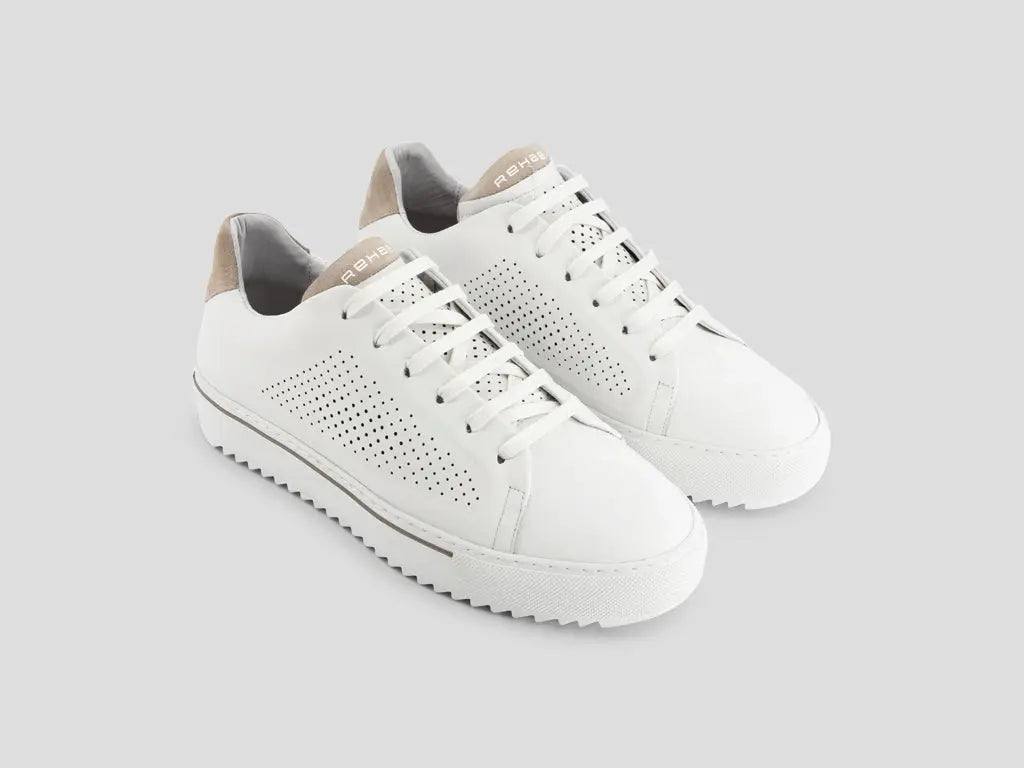 Cruz | Wit-zandkleurige sneakers REHAB Footwear