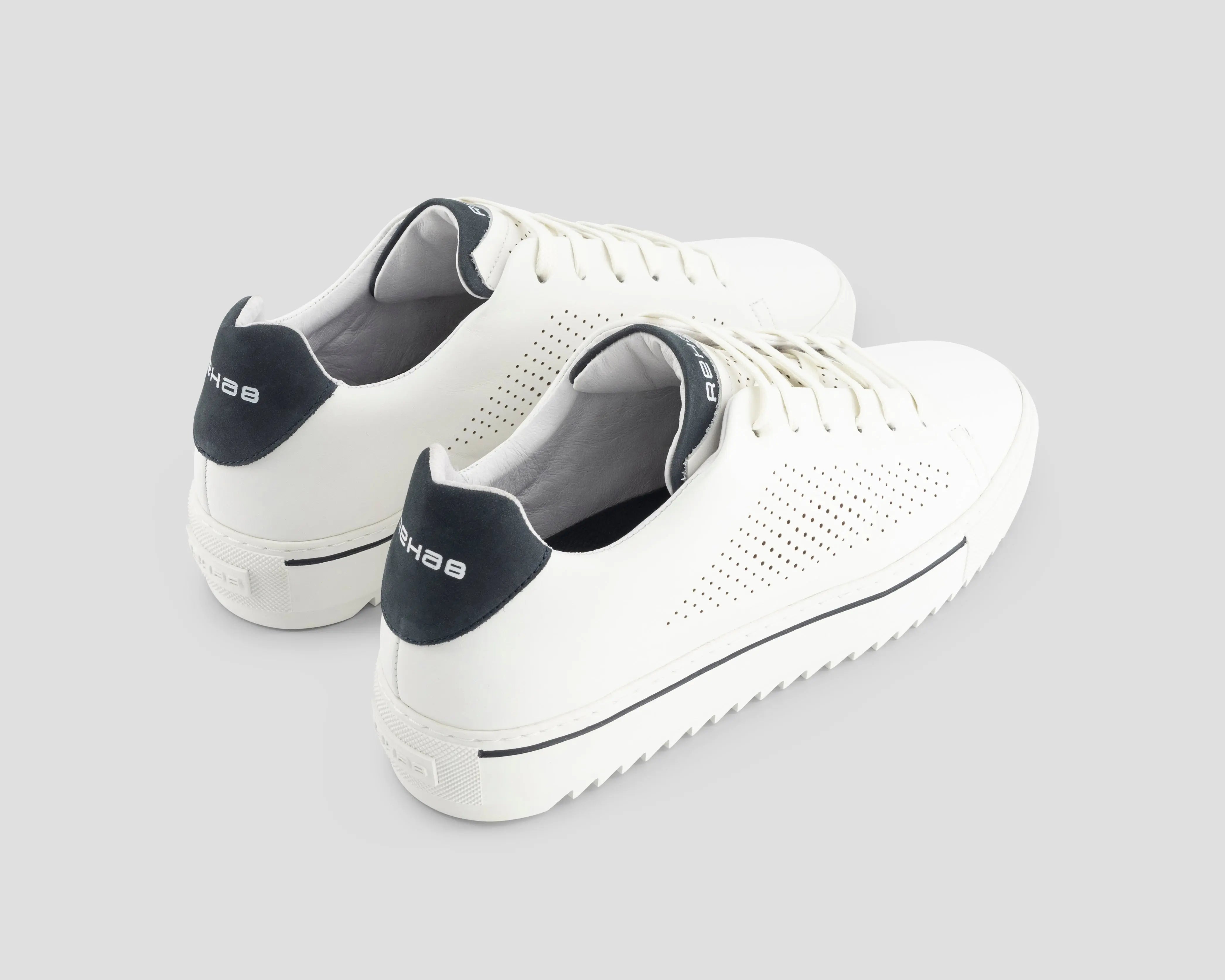 Cruz | Wit-blauwe sneakers REHAB Footwear
