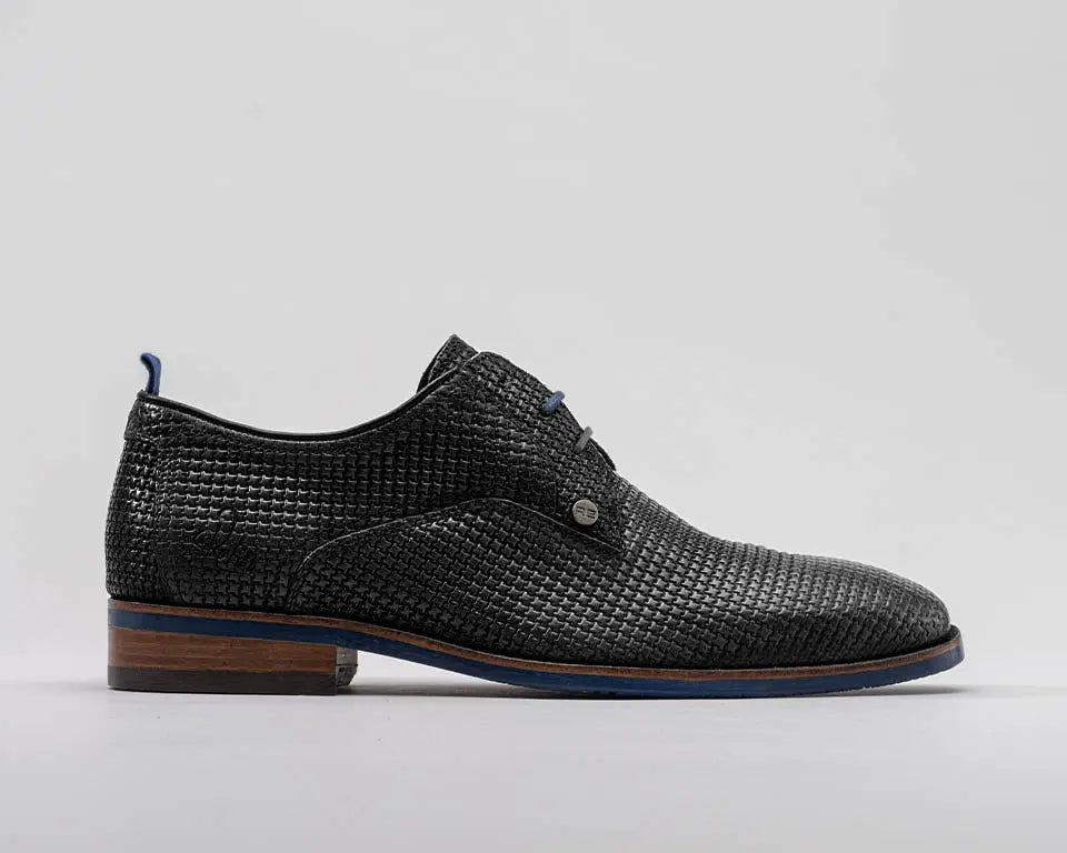 Falco Tile | Zwarte nette schoen REHAB Footwear