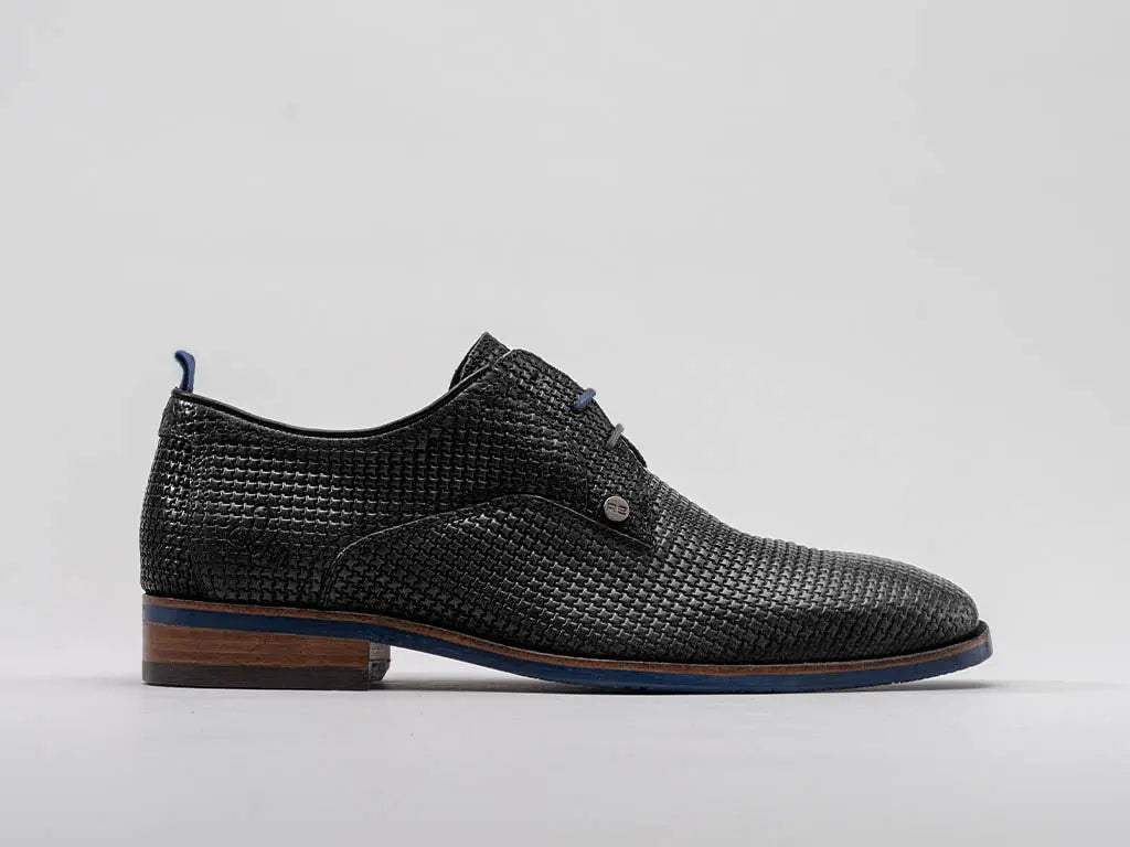 Falco Tile | Zwarte nette schoen REHAB Footwear