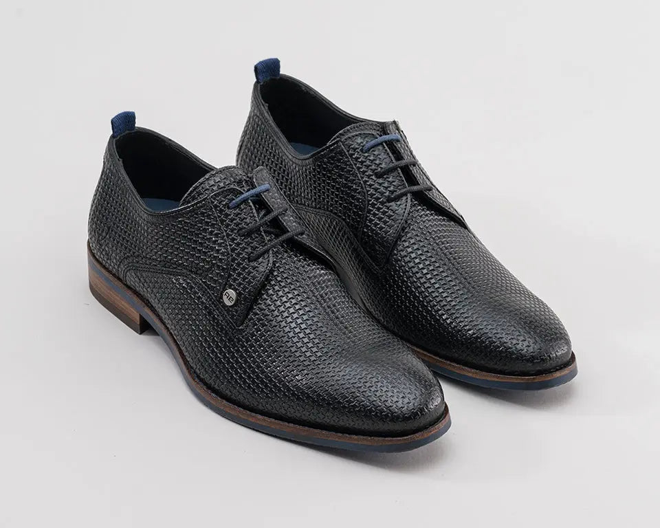 Falco Tile | Zwarte nette schoen REHAB Footwear