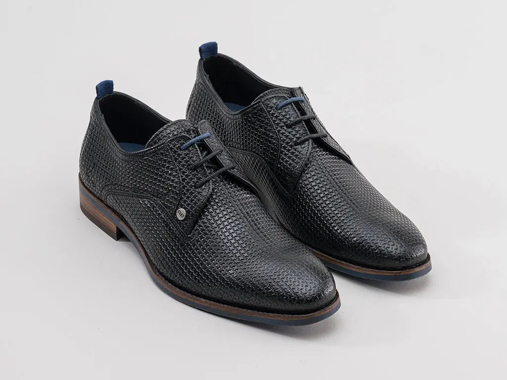 Falco Tile | Zwarte nette schoen REHAB Footwear