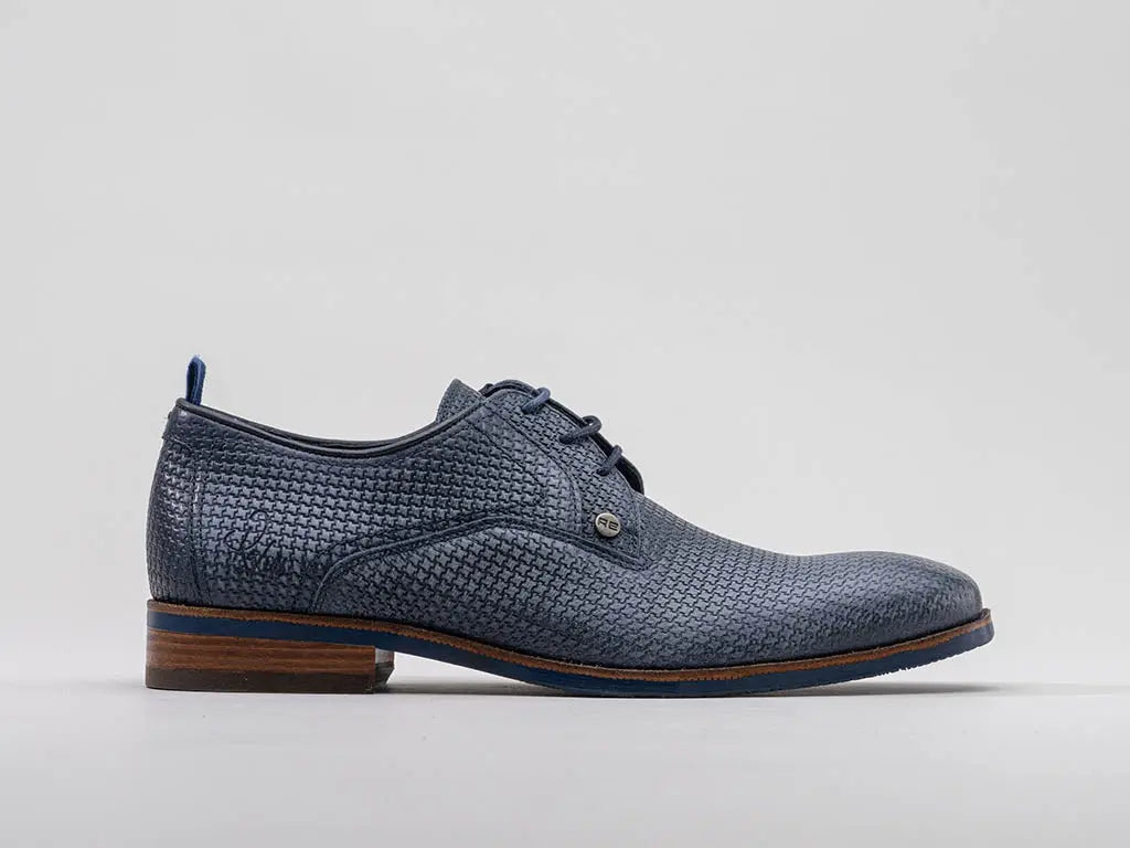 Falco Tile | Donkerblauwe nette schoen REHAB Footwear