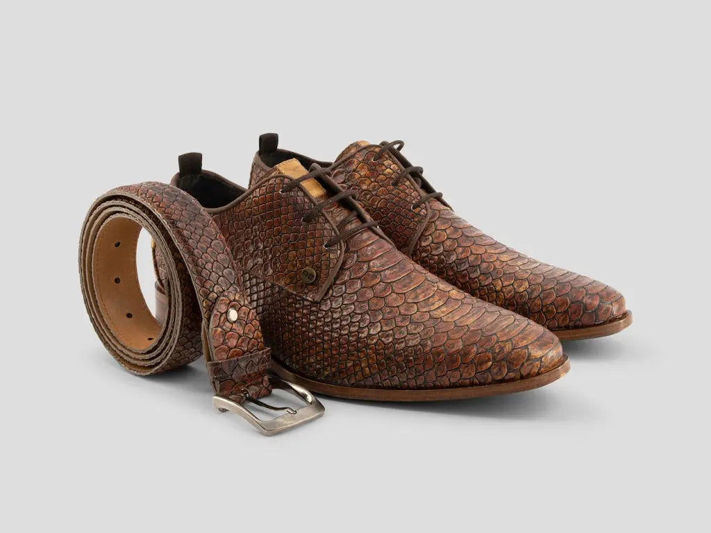 Greg World | Bruine nette schoenen REHAB Footwear