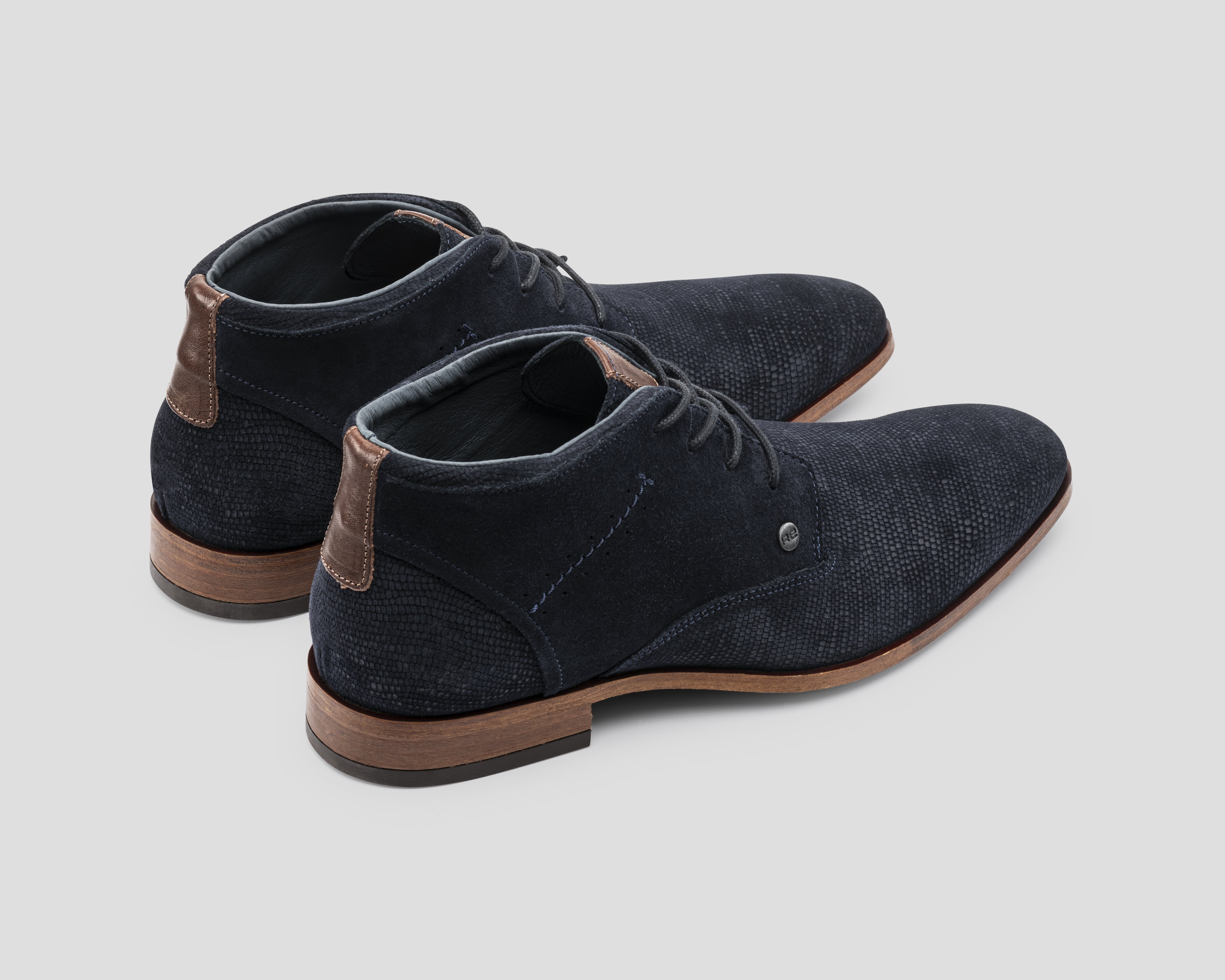 Gregoire Sue Lz | Donkerblauwe nette schoen REHAB Footwear