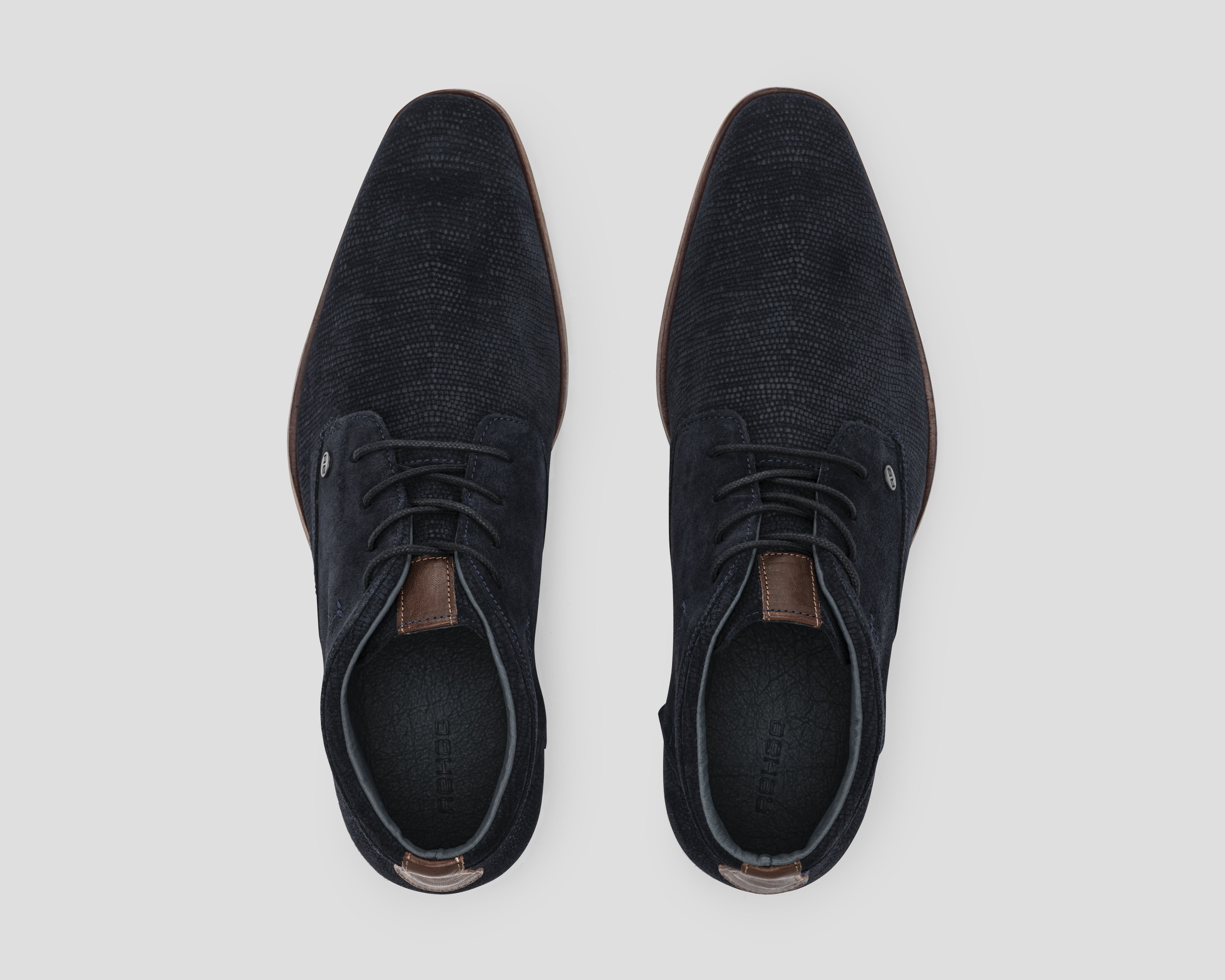 Gregoire Sue Lz | Donkerblauwe nette schoen REHAB Footwear