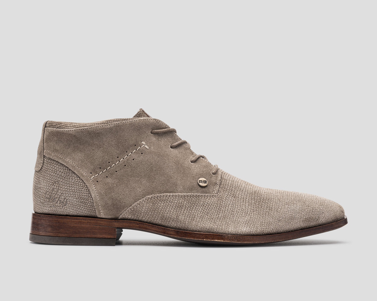 Gregoire Sue Lz | Taupekleurige nette schoen REHAB Footwear