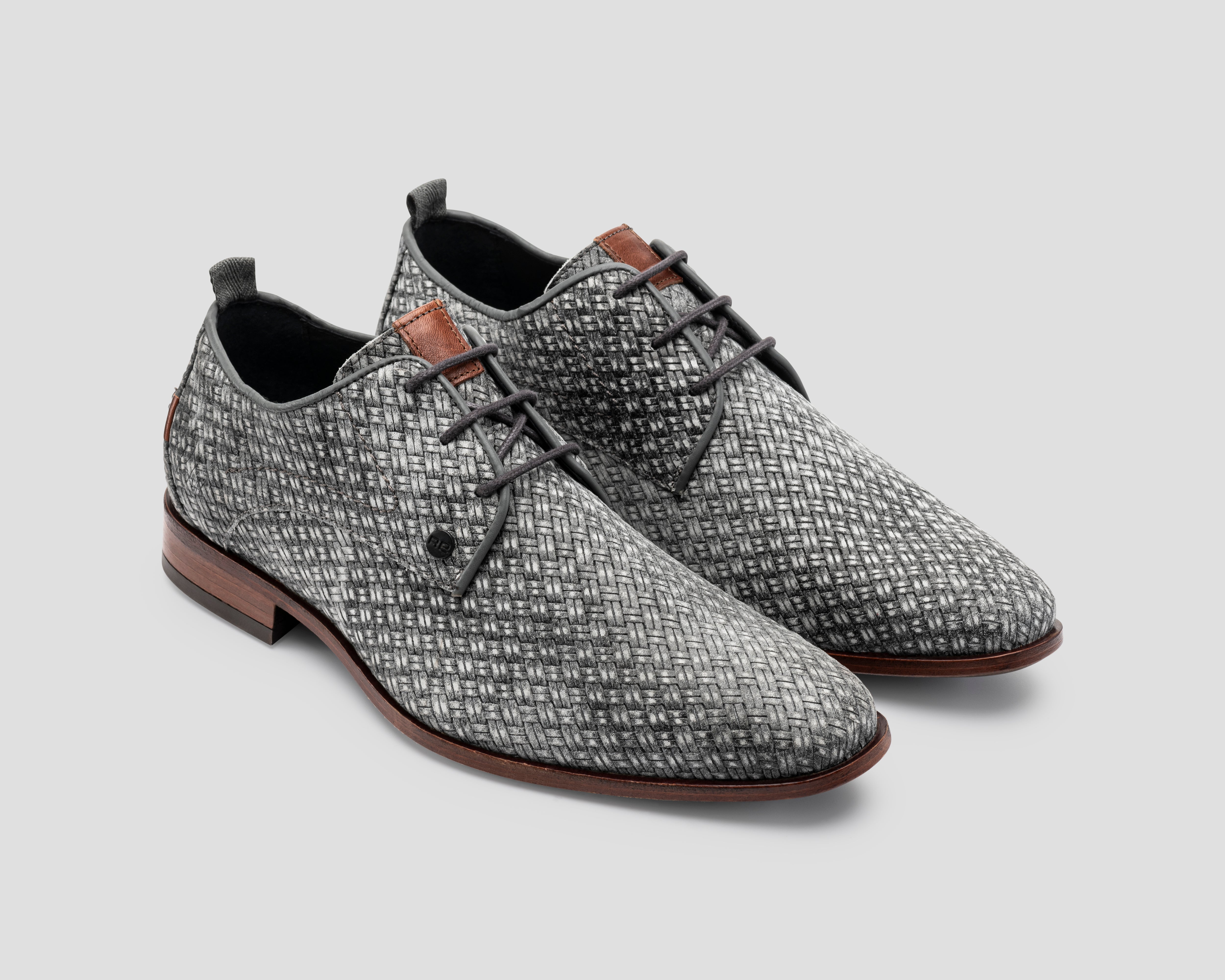 Greg Braid | Donkergrijze nette schoenen REHAB Footwear