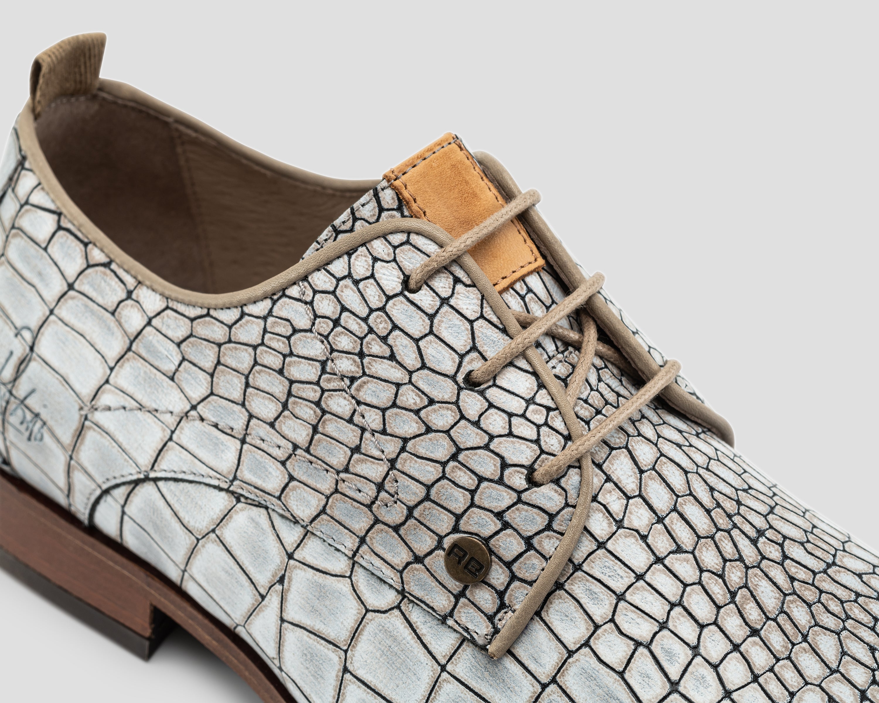 Greg Croco | Zandkleurige nette schoenen REHAB Footwear