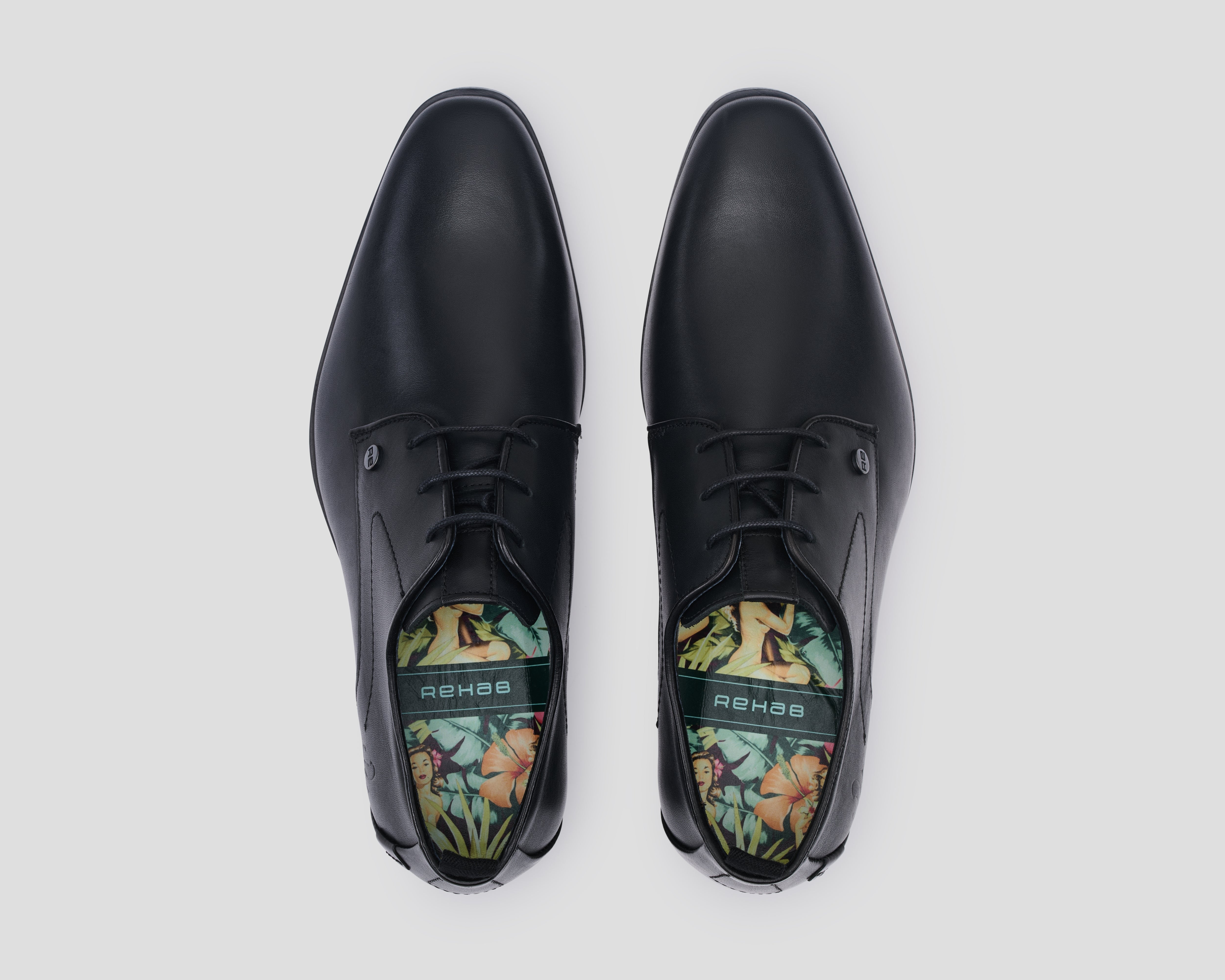 Greg Lthr | Black REHAB Footwear